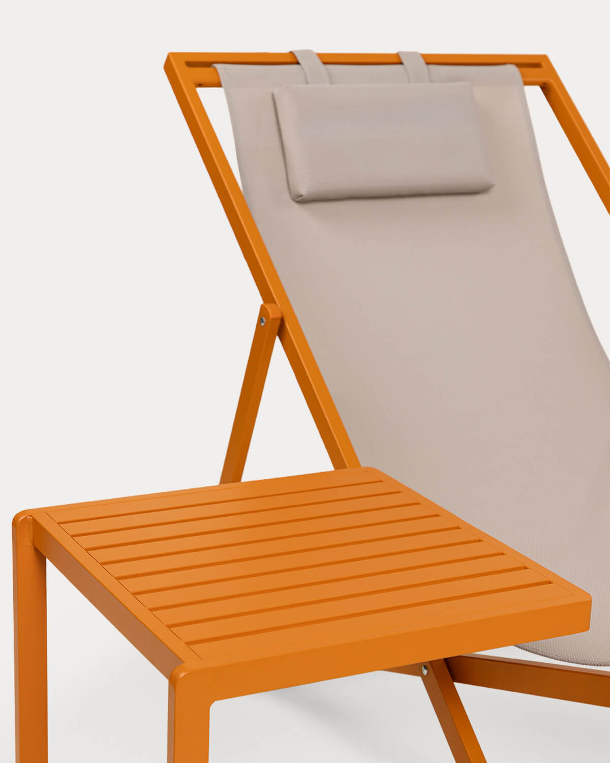 Rilas Liegende Hängematte und Aluminium Beistelltisch Set (40x40 cm) Kreta, Galeriebild 4