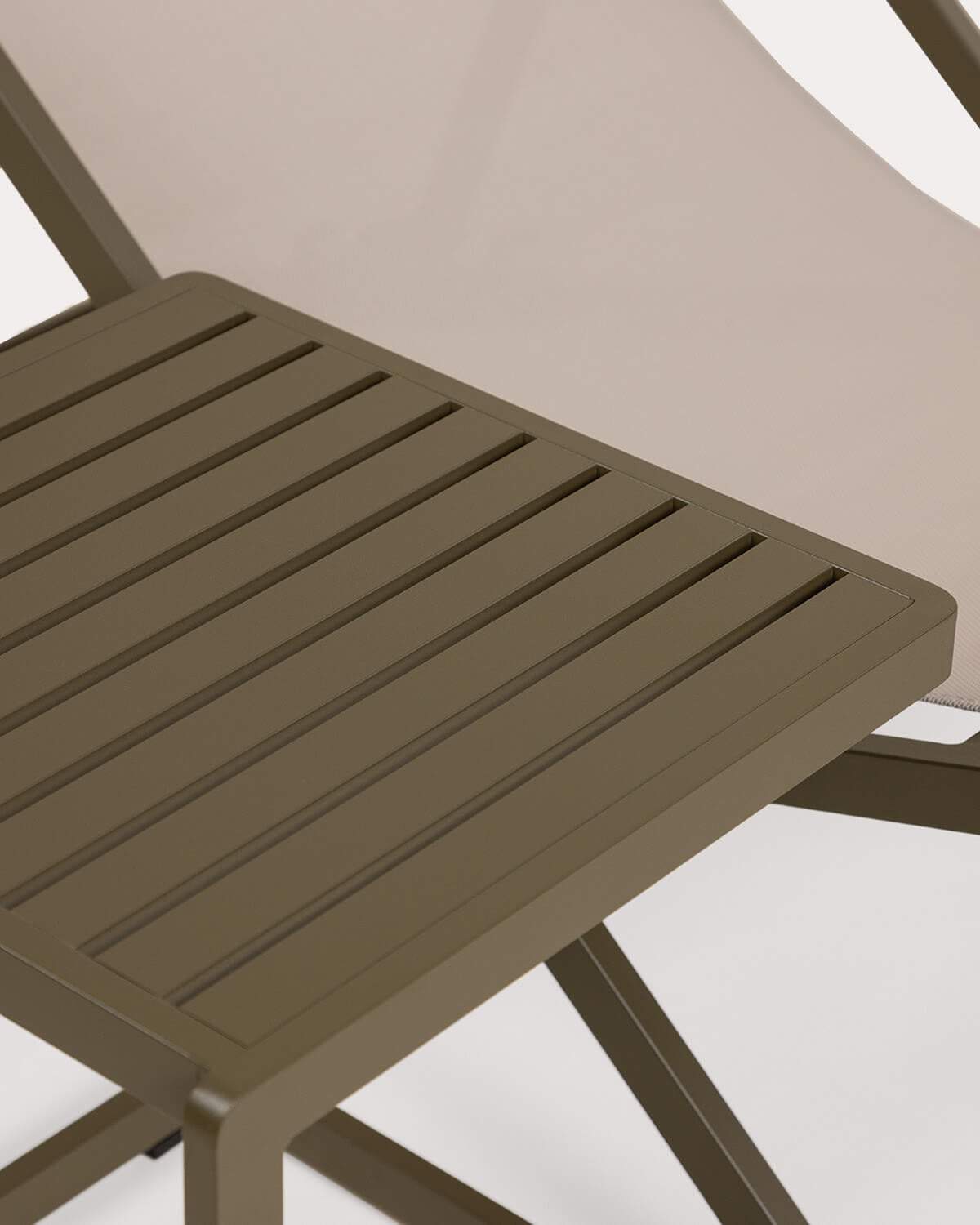 Rilas Liegende Hängematte und Aluminium Beistelltisch Set (40x40 cm) Kreta, Galeriebild 4