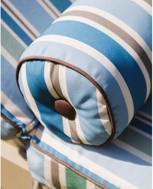 Zylindrisches Outdoor-Stoffkissen (60x15 cm) Edimbra