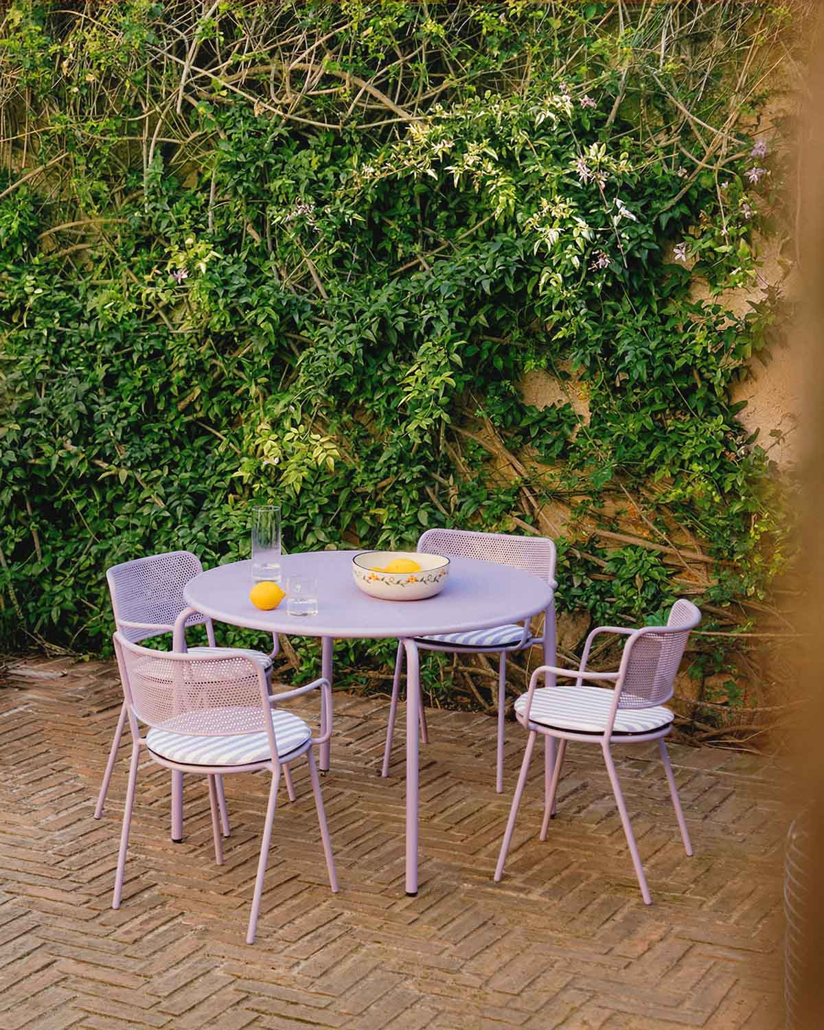 Runder Metall-Gartentisch (Ø110 cm) Dorothea, Galeriebild 2