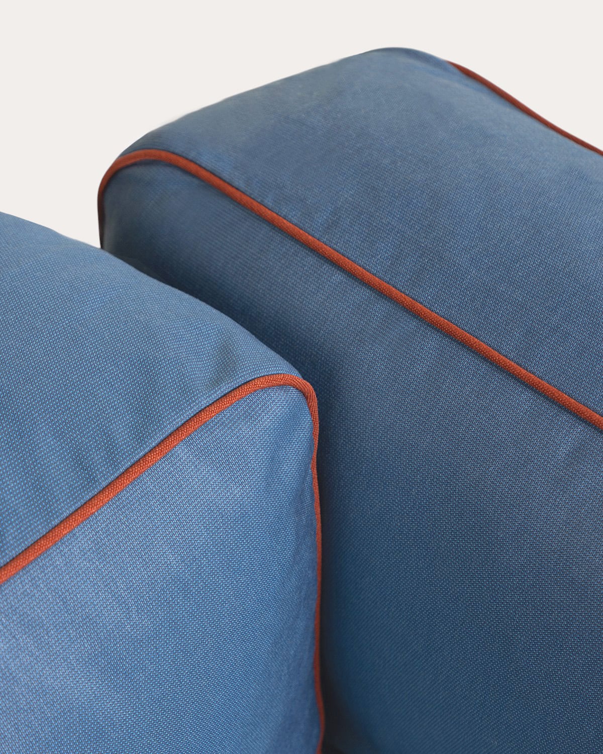 2-Teiliges Modulares Gartensofa-Eckmodul aus Metall und Stoff Kristen, Galeriebild 3