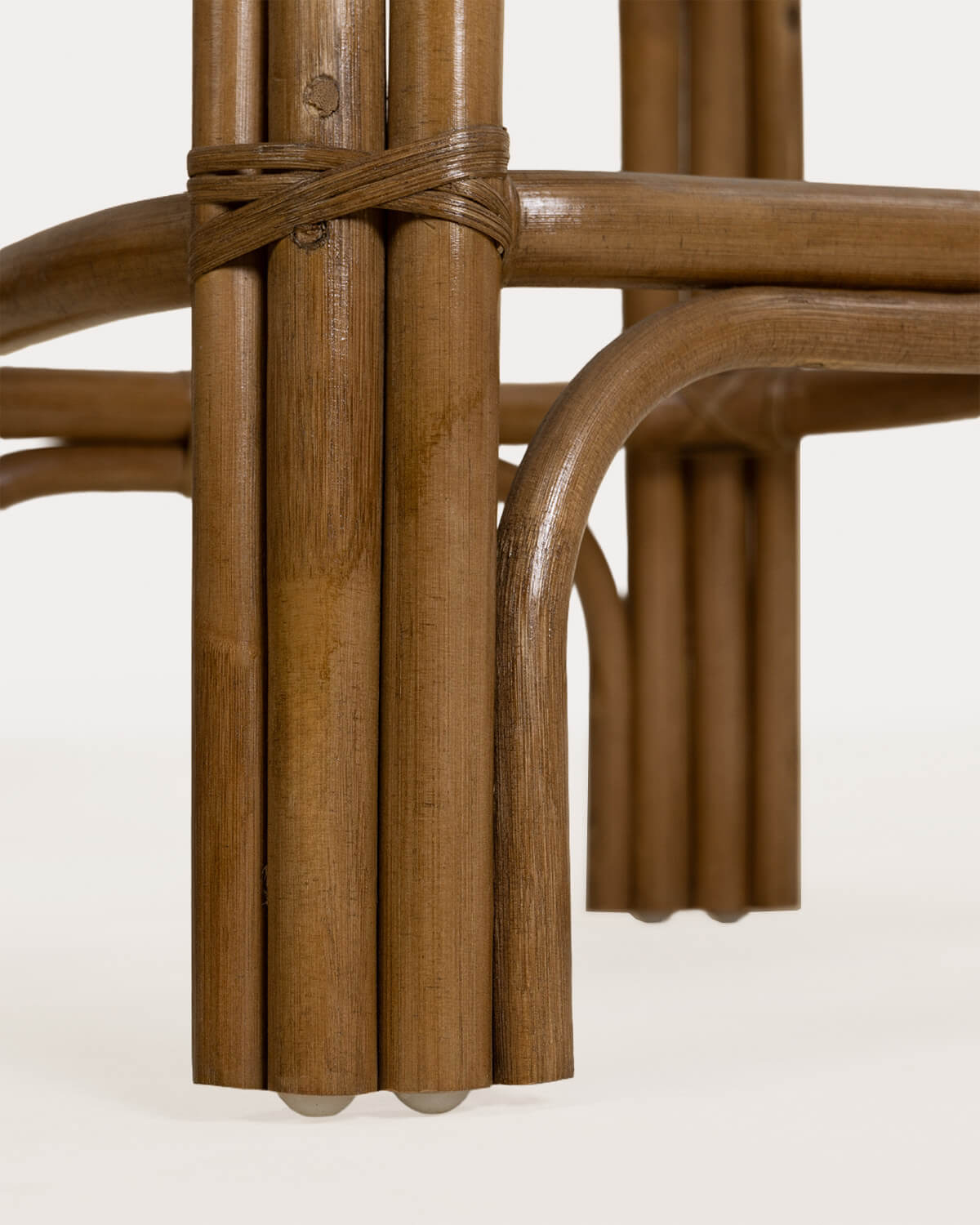 2er-Pack Outdoor-Hocker aus Naturrattan (75 cm) Dozza, Galeriebild 7