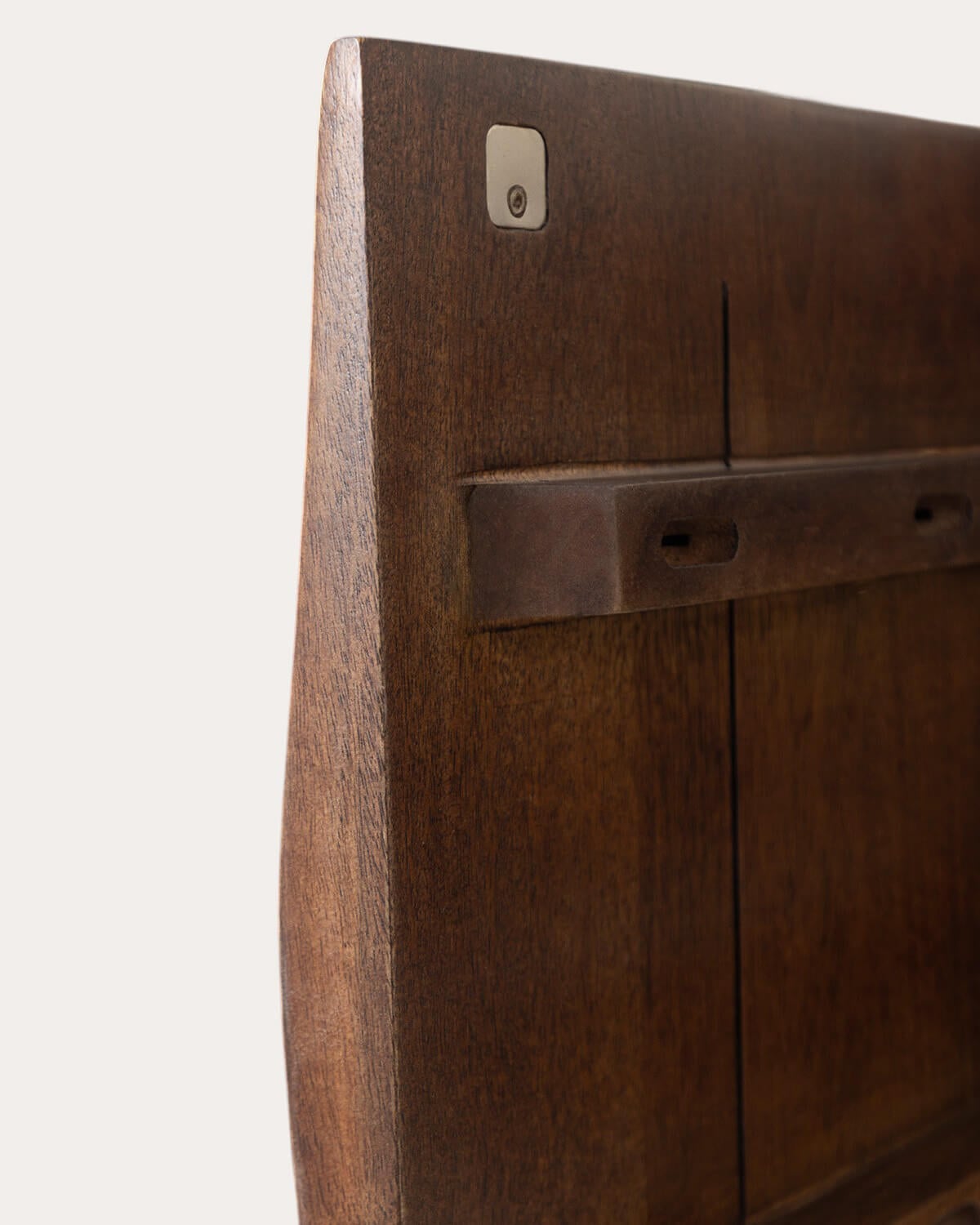 Wandhängender Badezimmerschrank mit 2 Türen 90x45 cm aus Mangoholz Orlean, Galeriebild 9