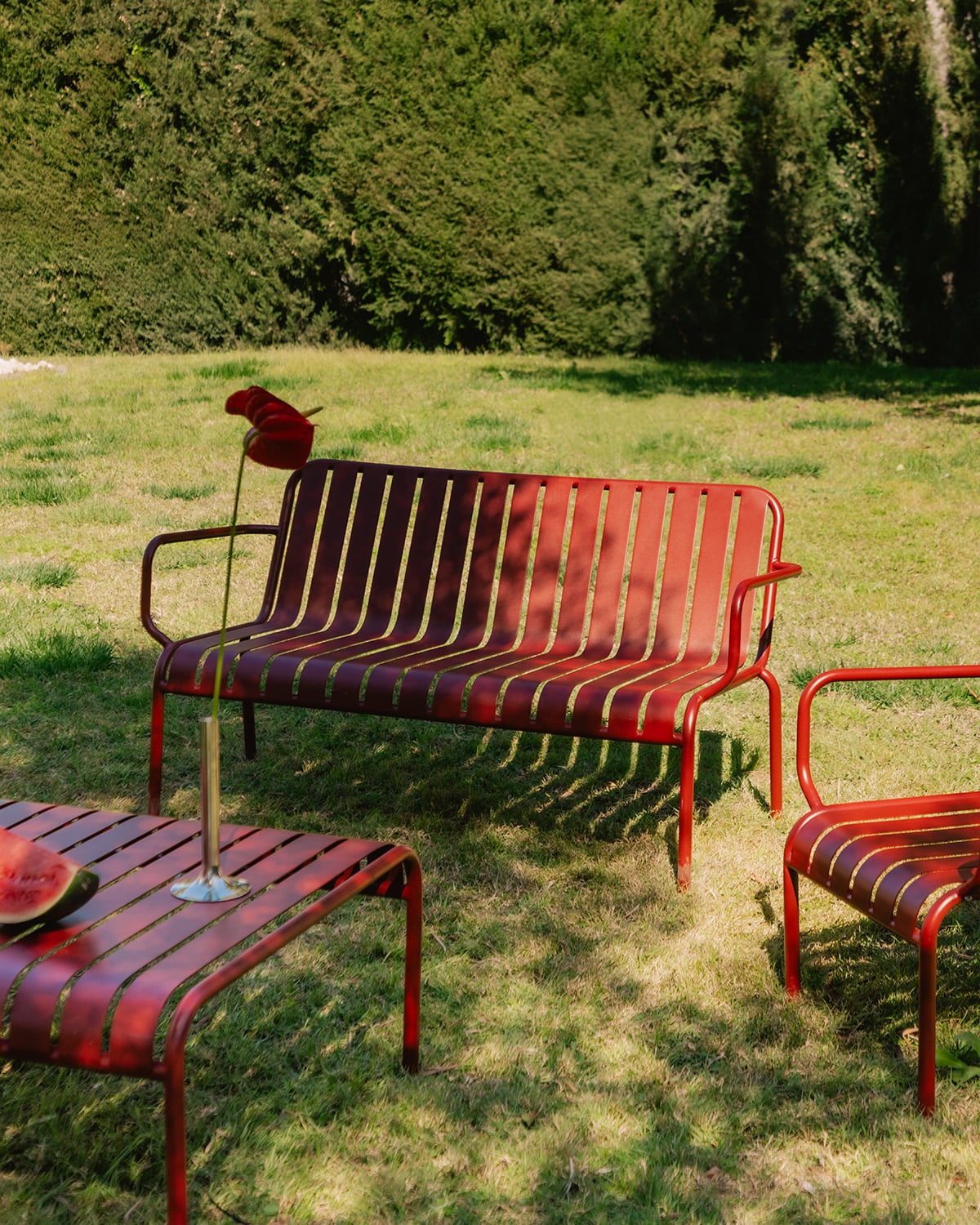 Gartensofa aus Metall 2-Sitzer Tavo, Galeriebild 2