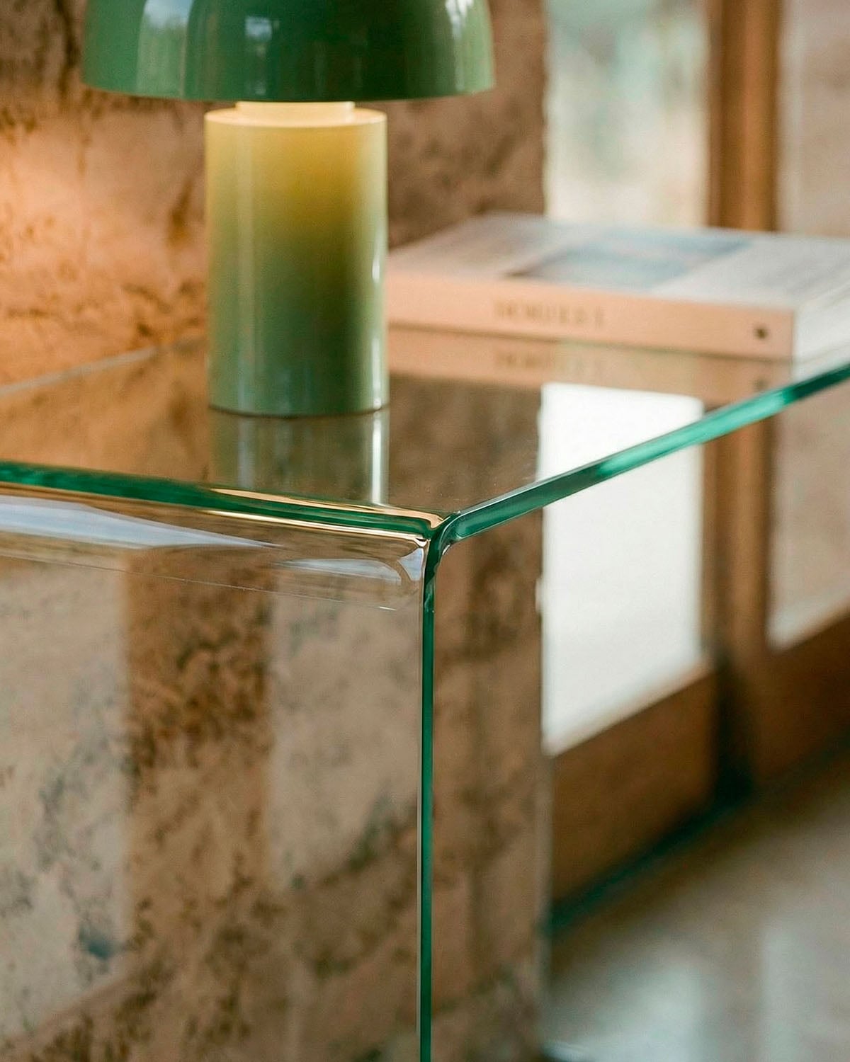 Konsole aus Gehärtetem Glas (120x40 cm) Gress, Galeriebild 3