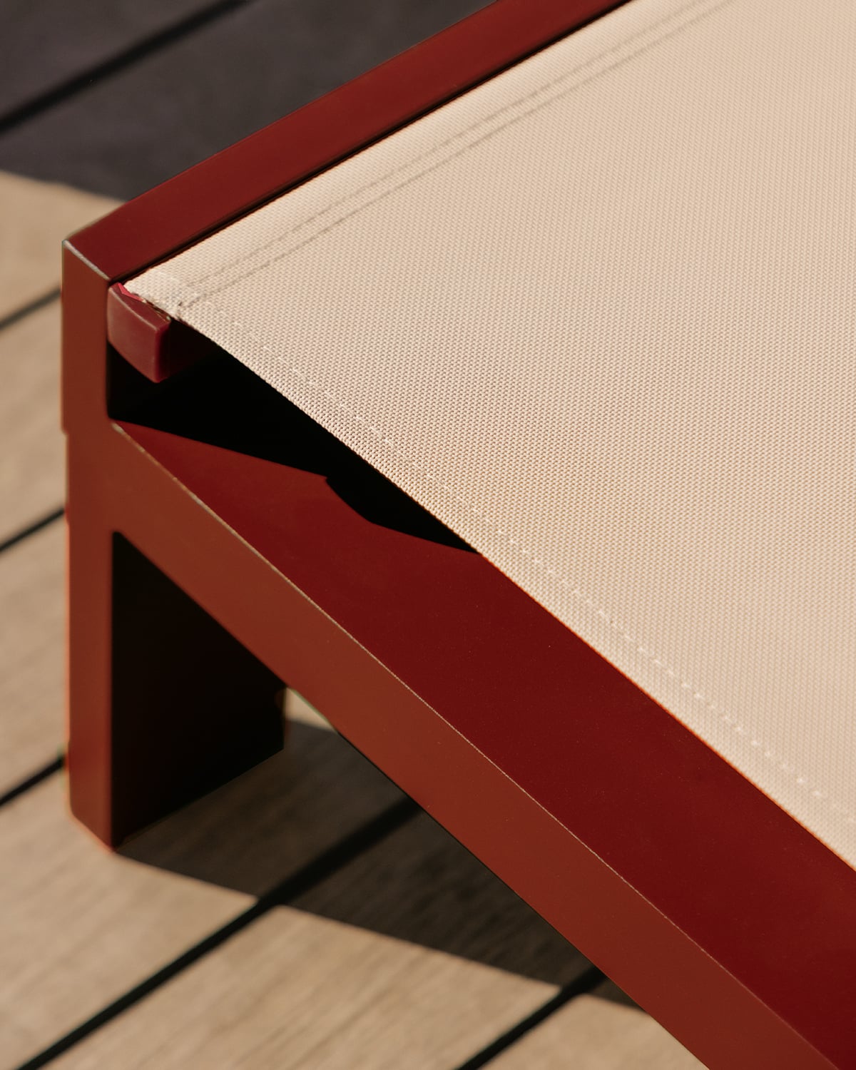 Verstellbare Sonnenliege aus Aluminium und Stoff Neu Kreta, Galeriebild 6