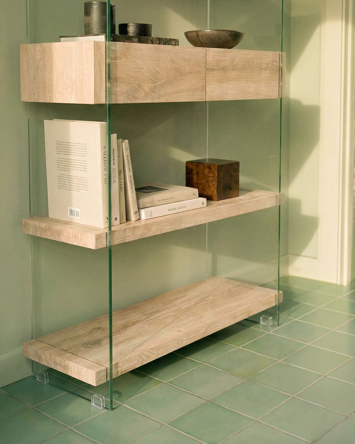 Regal aus Glas und Holz Layers, Galeriebild 6
