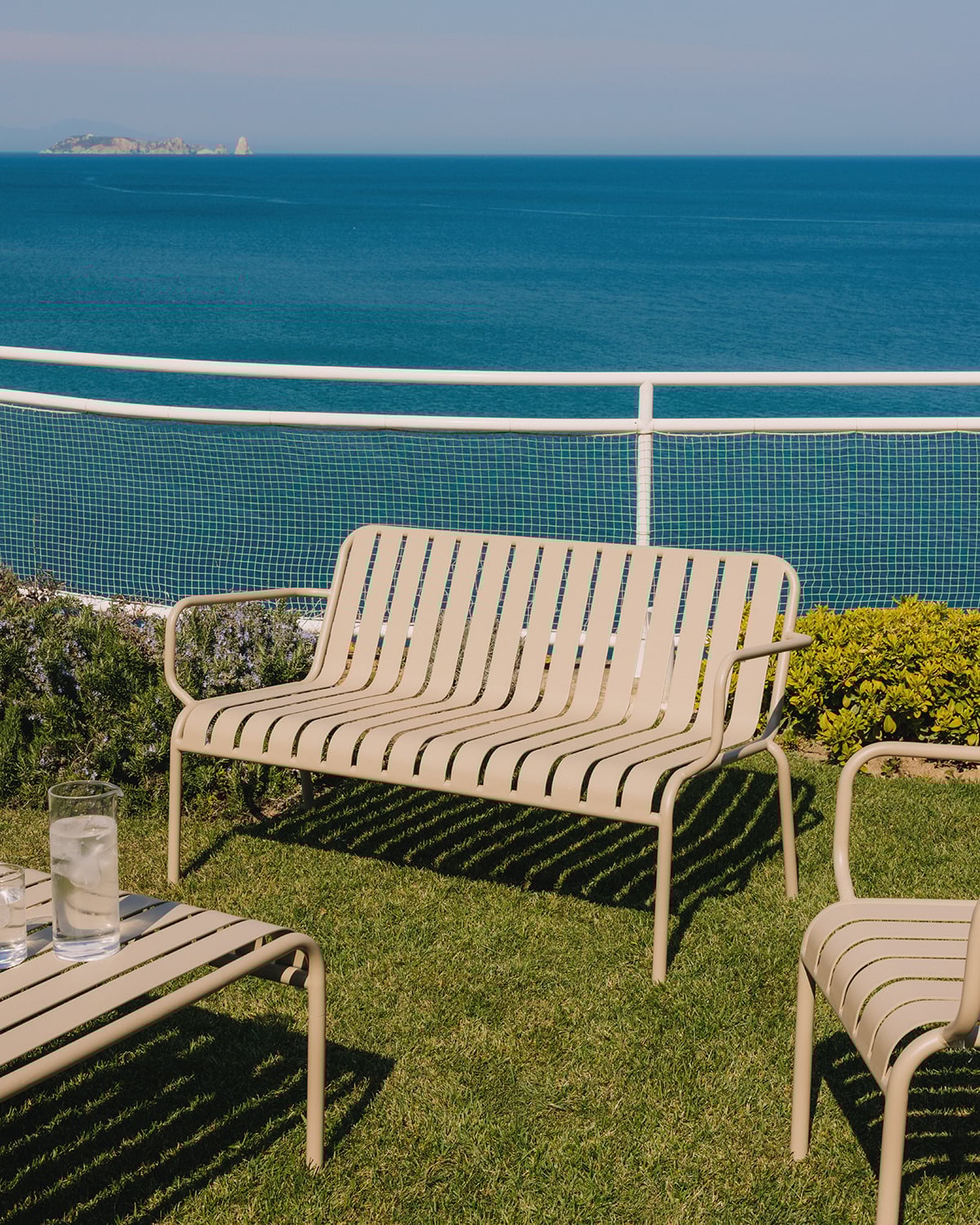 Gartensofa aus Metall 2-Sitzer Tavo, Galeriebild 2