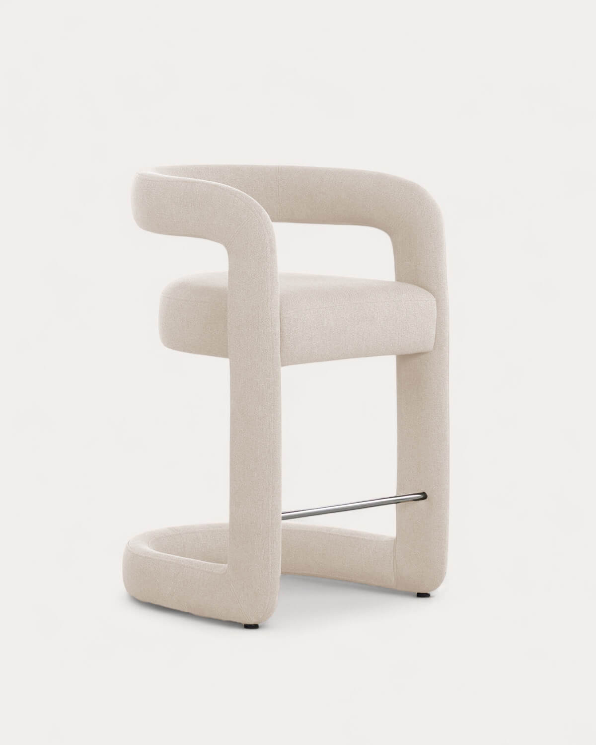 Hoher Barhocker 65 cm aus Stoff Winsi, Galeriebild 1
