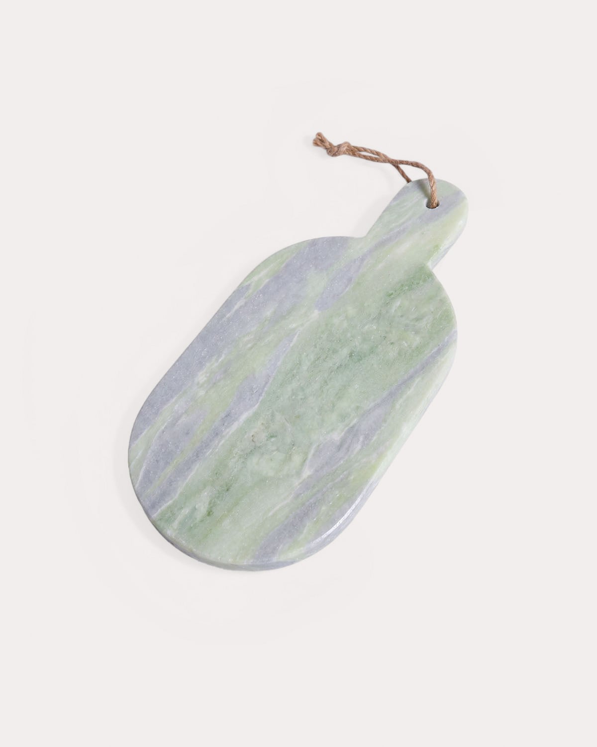 Ovaler Serviertisch aus Marmor (40x20 cm) Tahani, Galeriebild 2