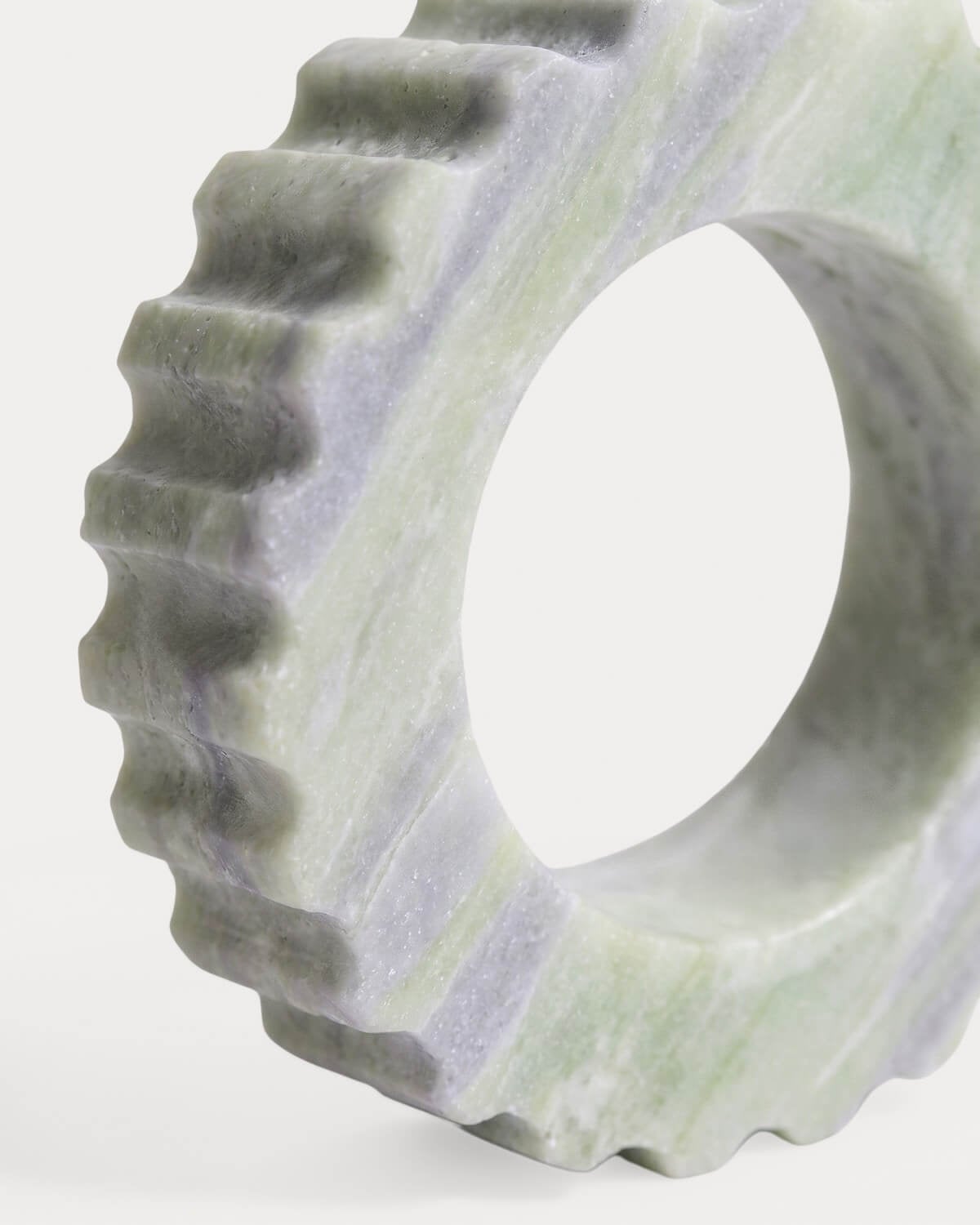 Set mit 2 Serviettenringen aus Marmor (Ø5 cm) Neidka, Galeriebild 3