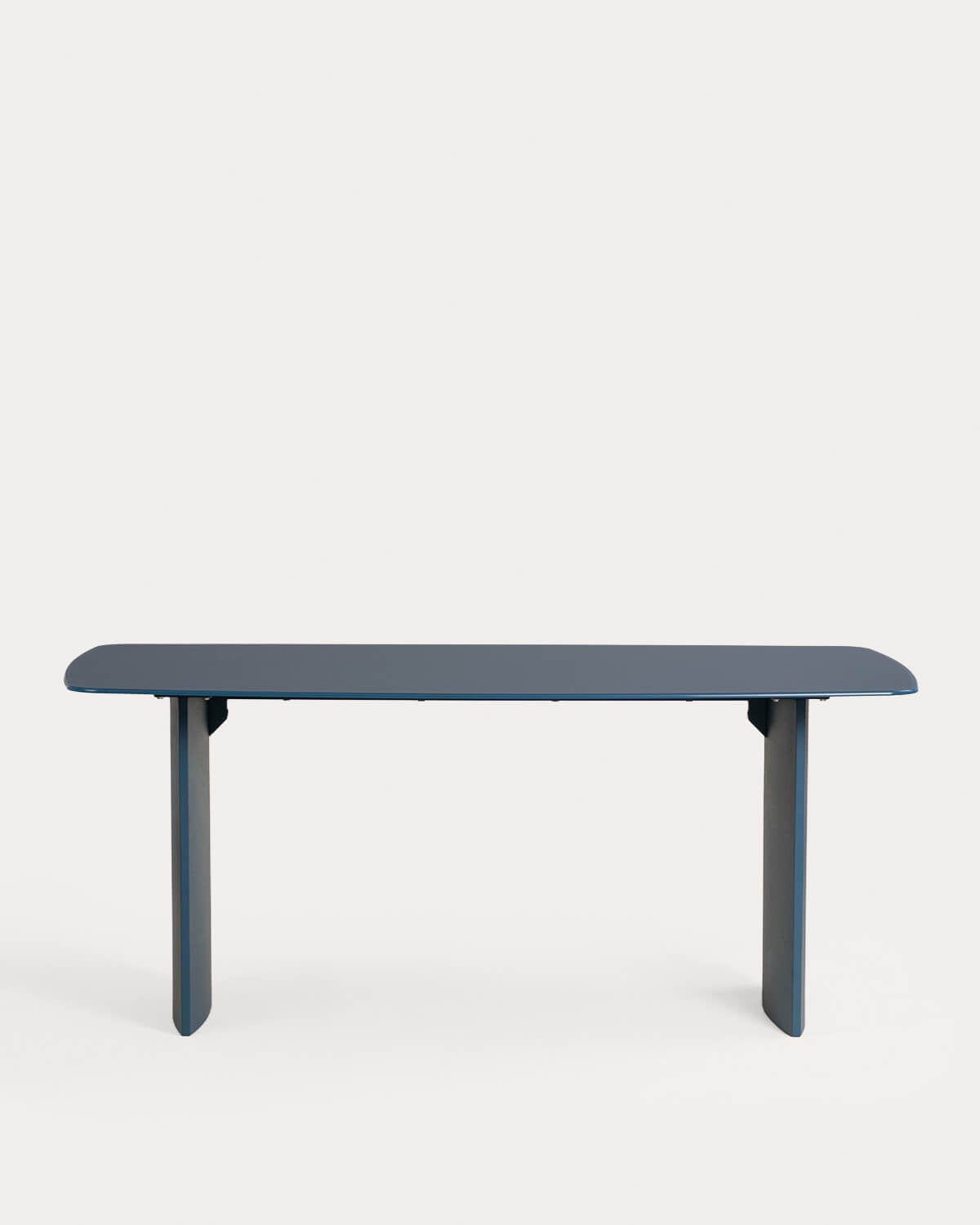 Rechteckiger Esstisch aus Glas und Holz (190x90 cm) Aredea, Galeriebild 5