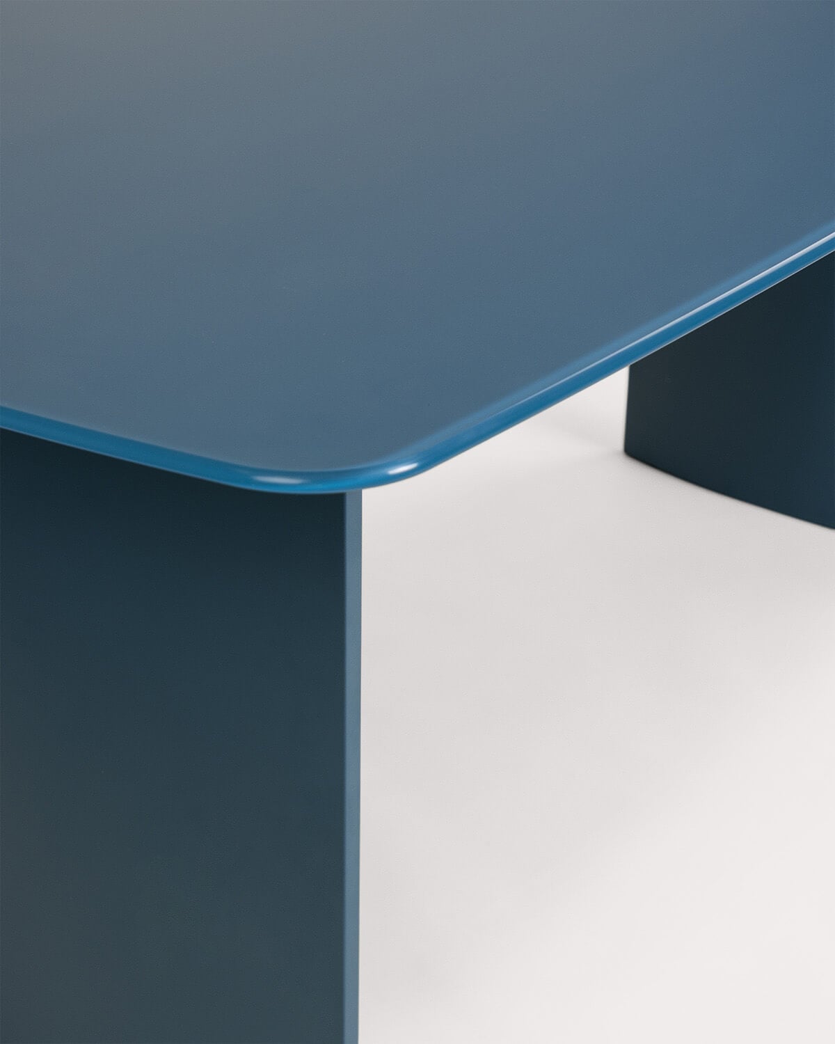 Rechteckiger Esstisch aus Glas und Holz (190x90 cm) Aredea, Galeriebild 7