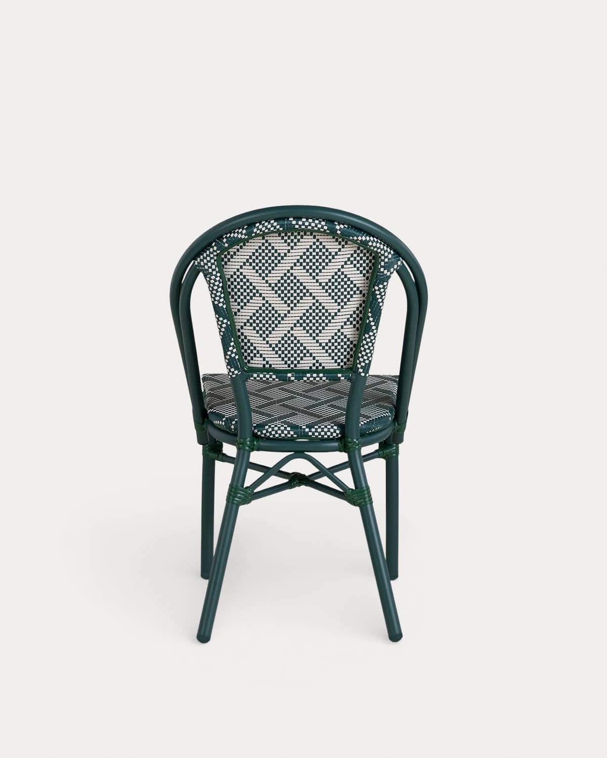 Esszimmerstuhl aus Aluminium und Synthetischem Rattan Yona Bistro, Galeriebild 3