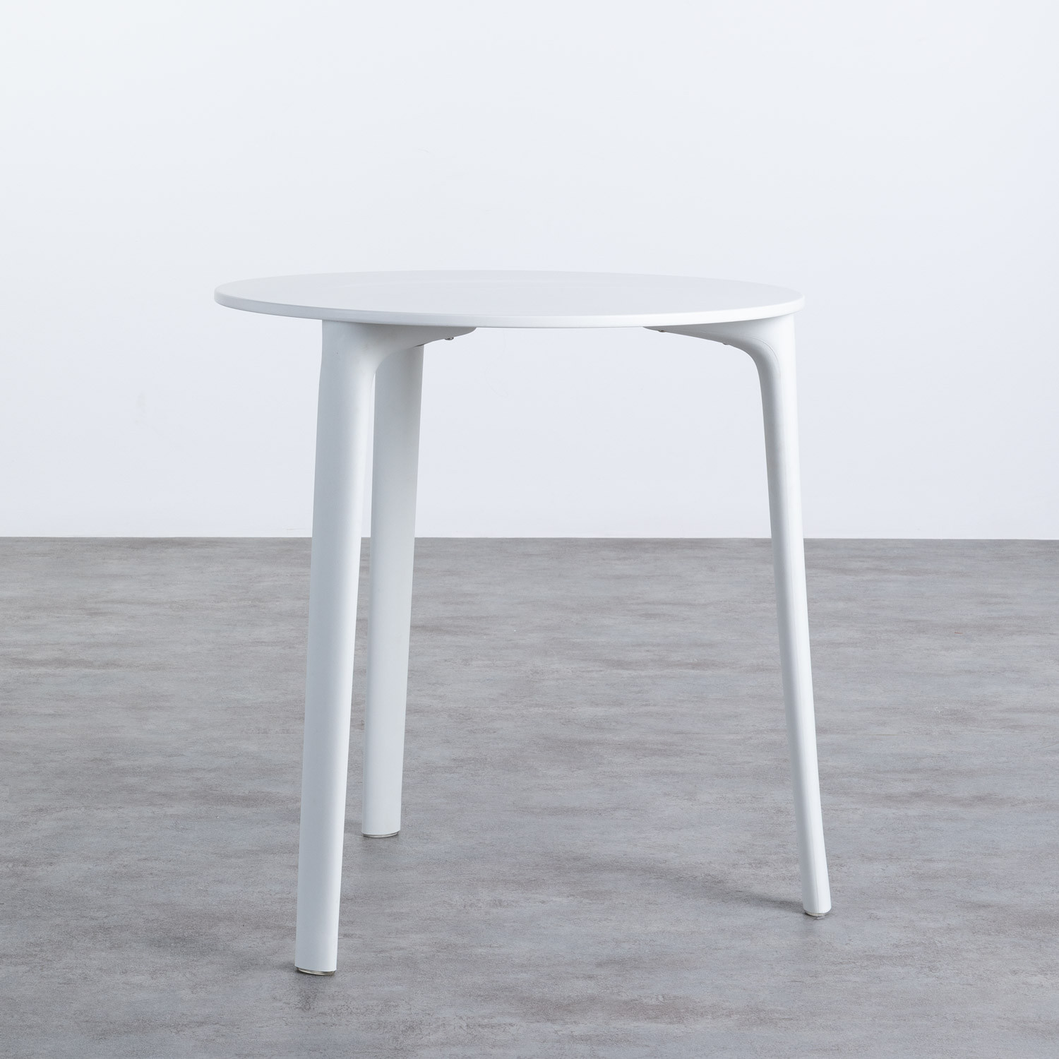 Esszimmertisch Rund aus Holz und Polypropylen (Ø70 cm) Abi - themasie.com