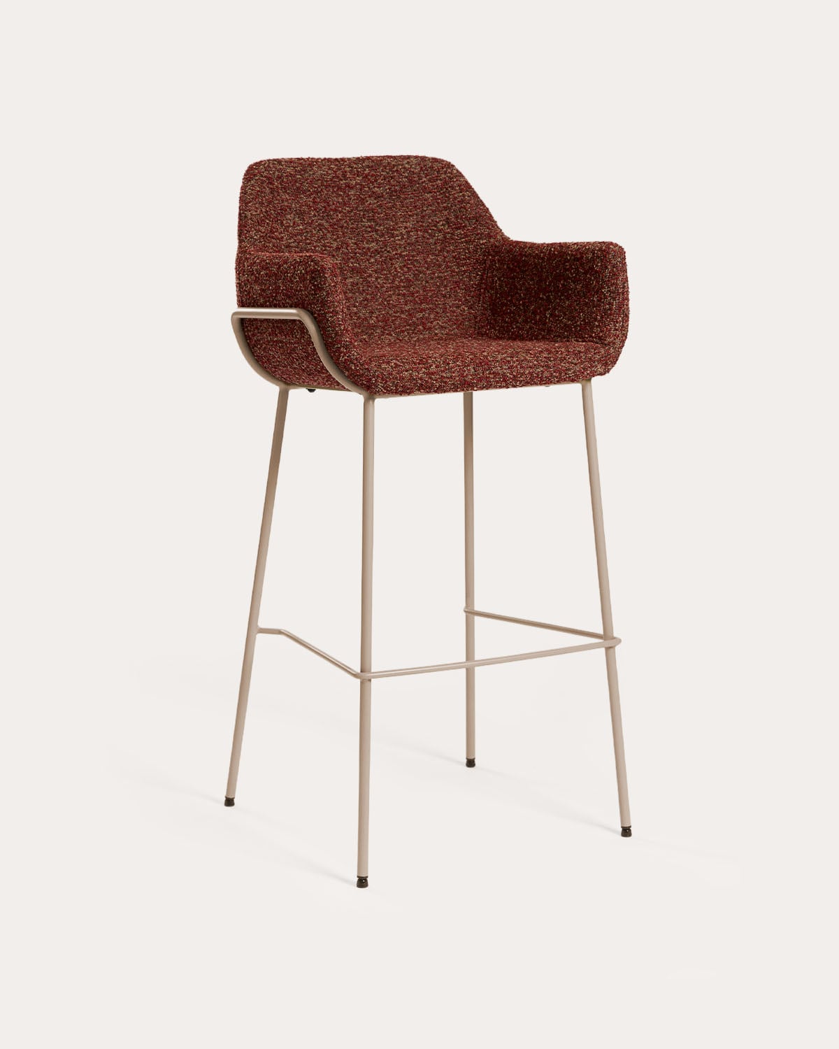 Barhocker aus Stoff und Metall (66 cm) Oisin, Galeriebild 1