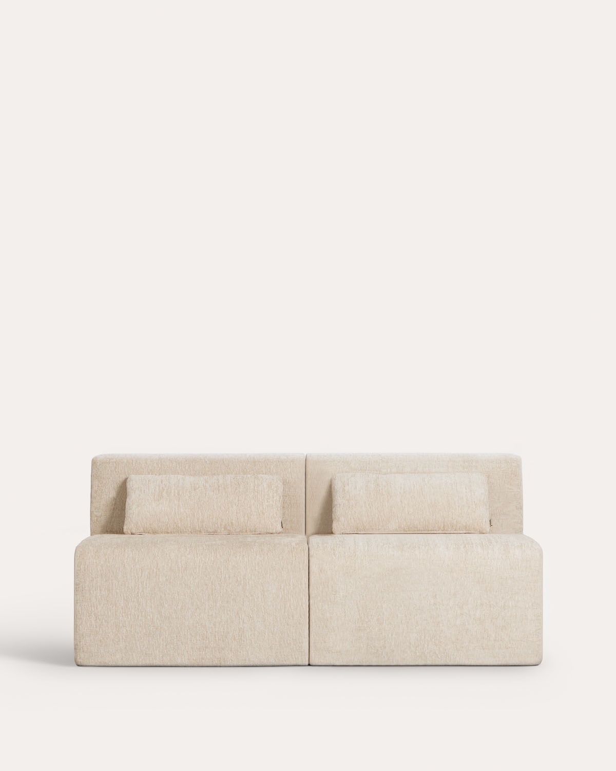 2-Teiliges Vakuumverpacktes Modulsofa mit Stoffmittelteil Rhys, Galeriebild 1