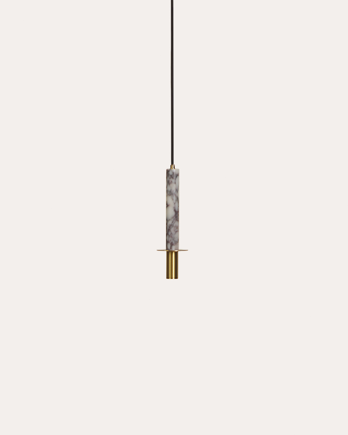 LED-Deckenleuchte aus Metall mit Marmor Hikaru, Galeriebild 1