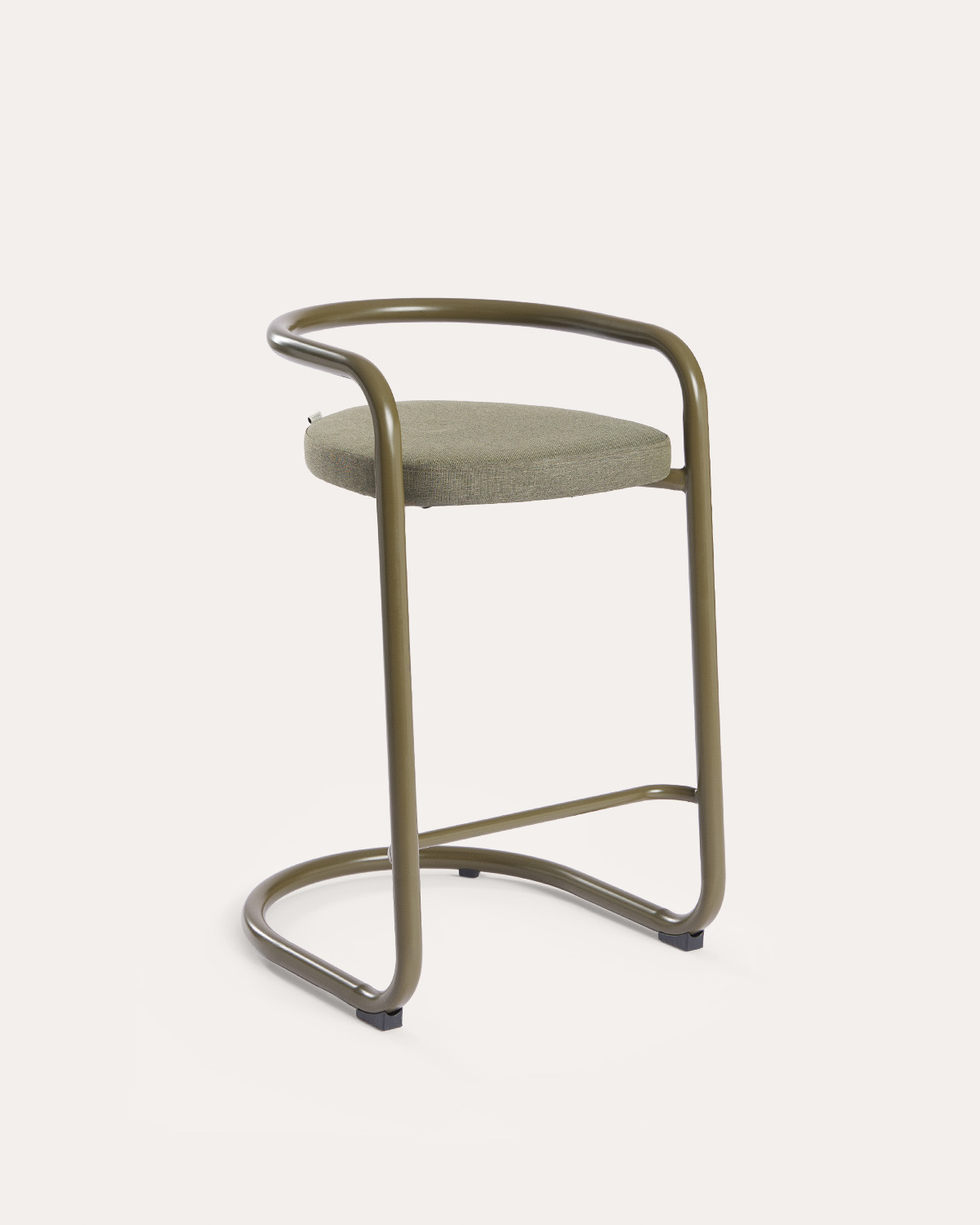 2er-Pack Hohe Outdoor-Hocker aus Metall und Stoff Aryo, Galeriebild 1