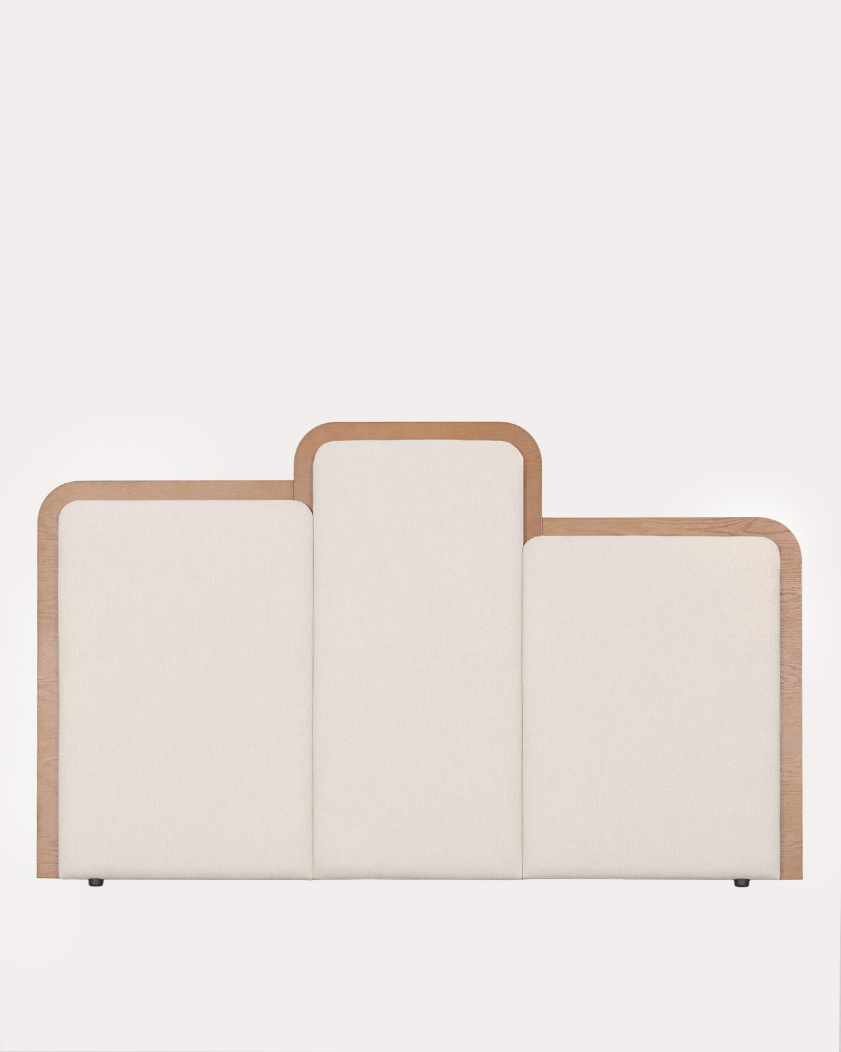 Kopfteil aus Holz und Stoff für Bett Saulo, Galeriebild 1
