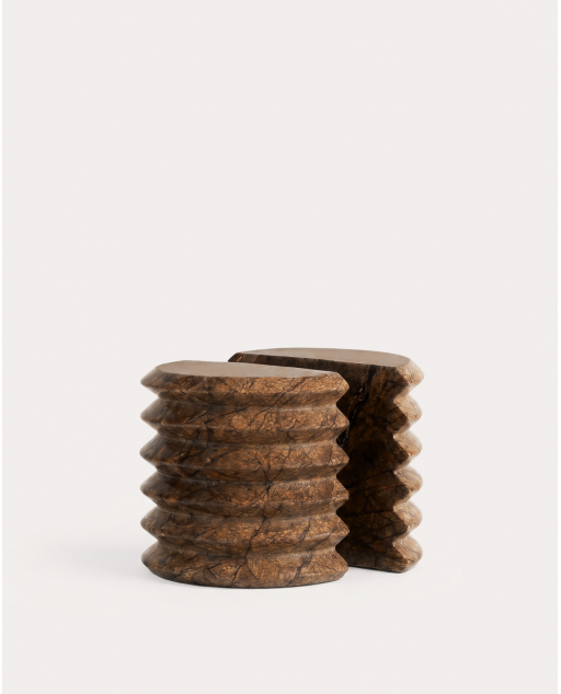 Set mit 2 Marmor-Buchstützen Aneik