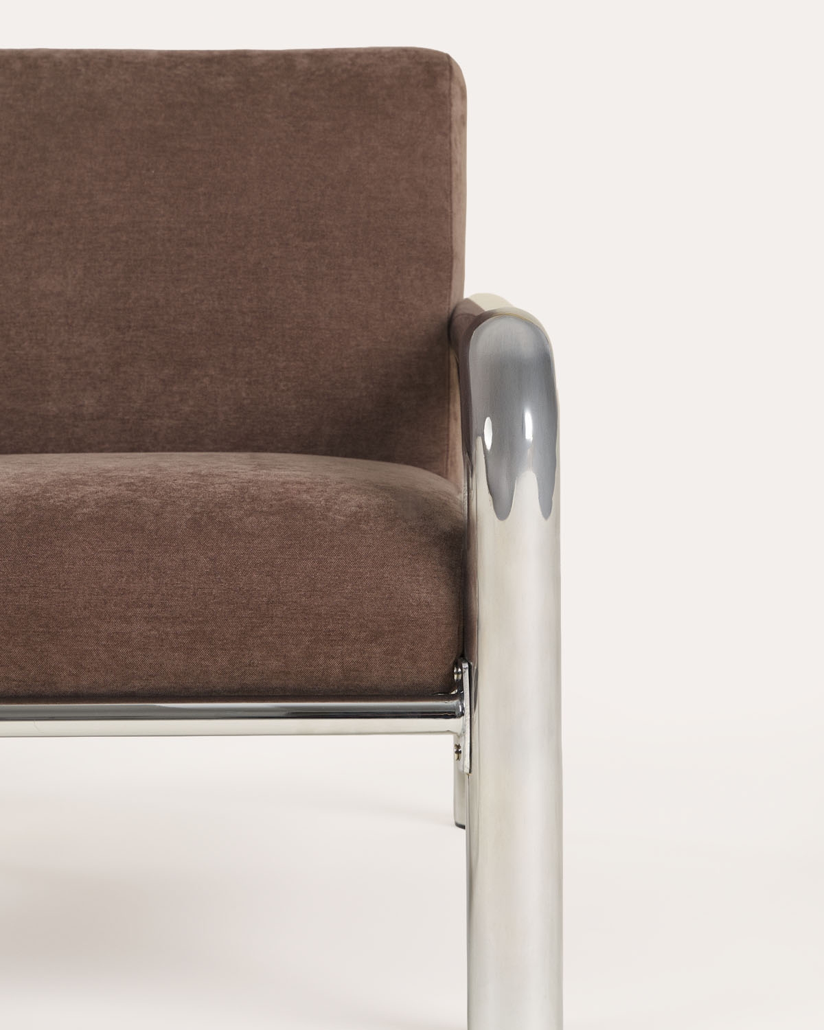 Sessel aus Metall und Stoff Liuban , Galeriebild 6