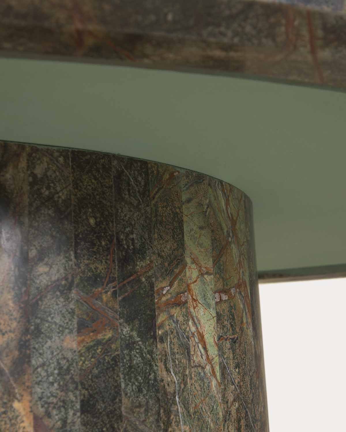 Ovaler Esstisch aus Marmor 220 x 110 cm Kyota, Galeriebild 8