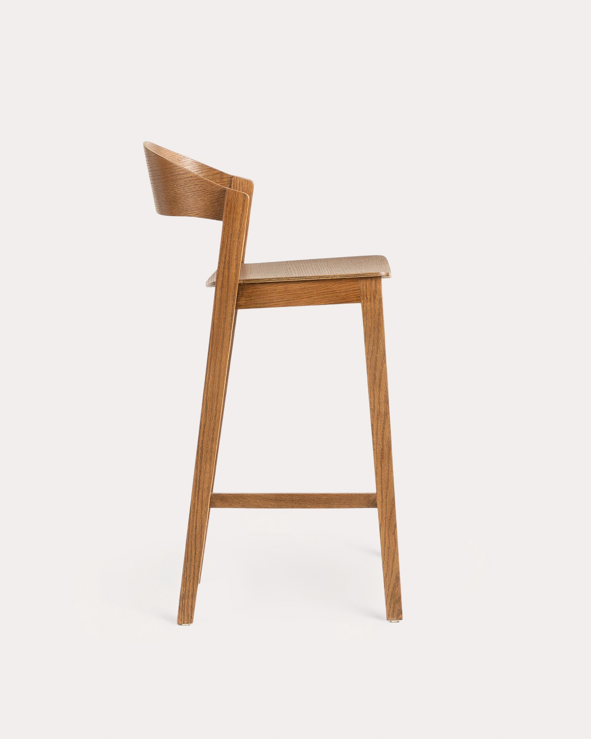 Pack 4 Barhocker aus Eichenholz Laly, Galeriebild 4