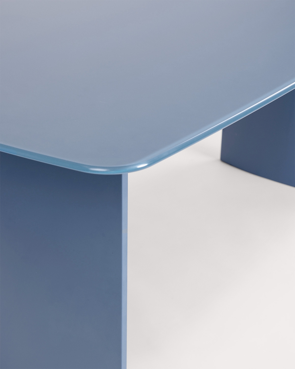 Esstisch rechteckig 190x90 cm aus Glas und Holz Aredea, Galeriebild 7