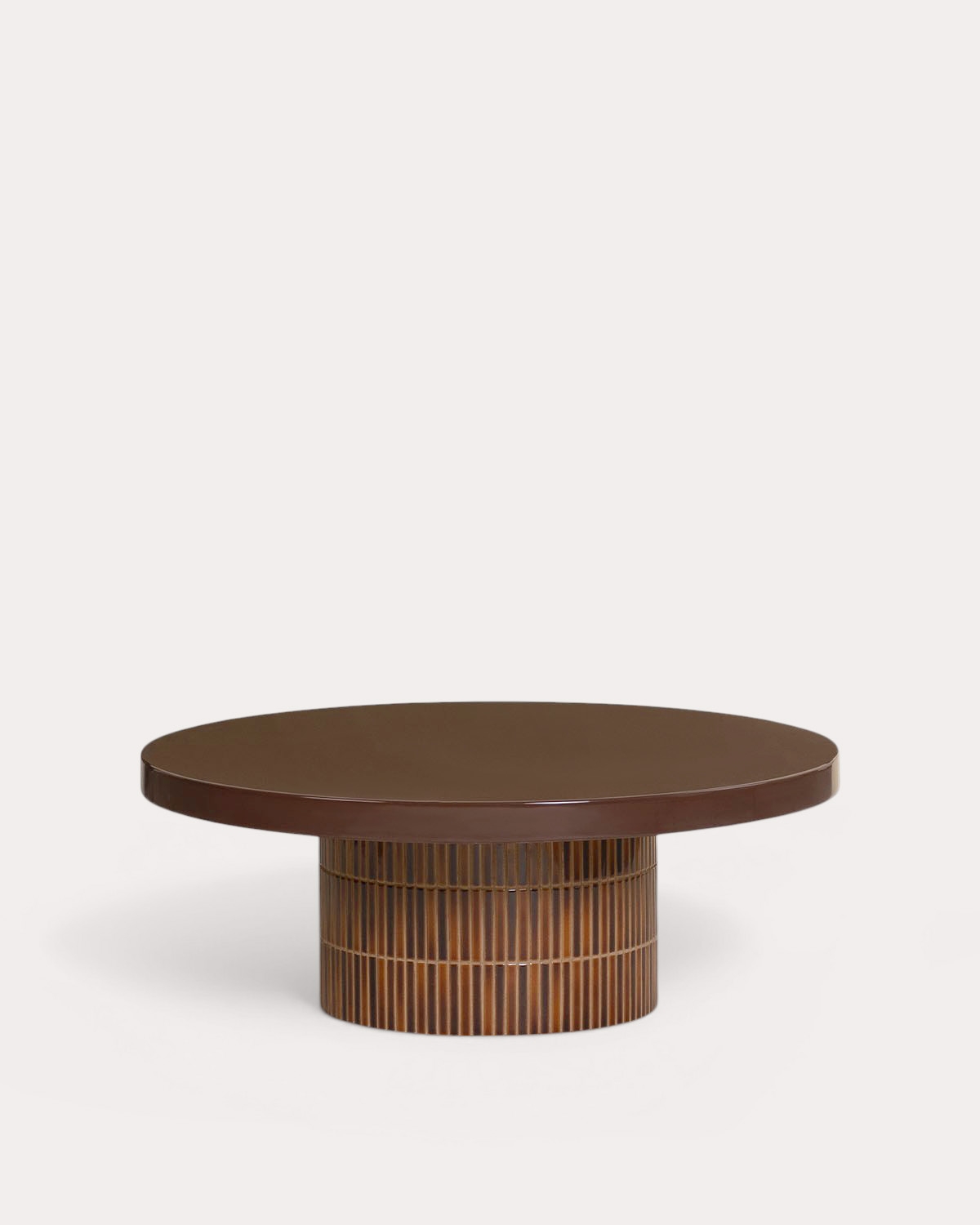 Garten-Couchtisch rund Ø90 cm aus Zement Banus, Galeriebild 1