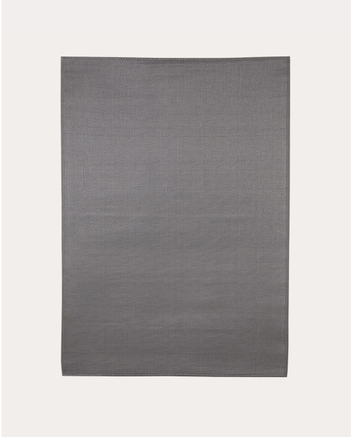 Outdoor-Teppich 213x150 cm aus Polypropylen Llevant - Grau Graphite