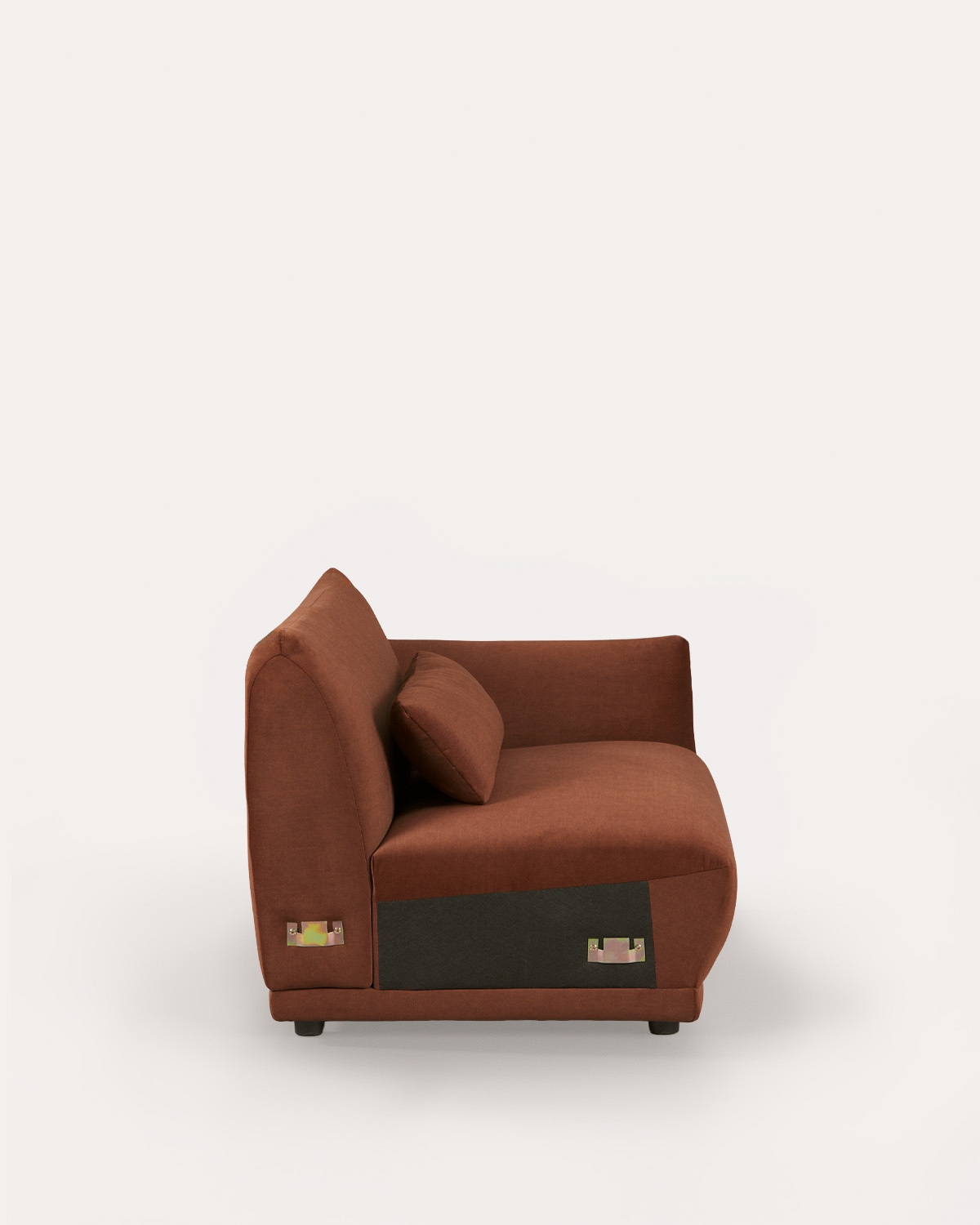 Rechtes Eckstoffmodul für Choisy Modulsofa, Galeriebild 3