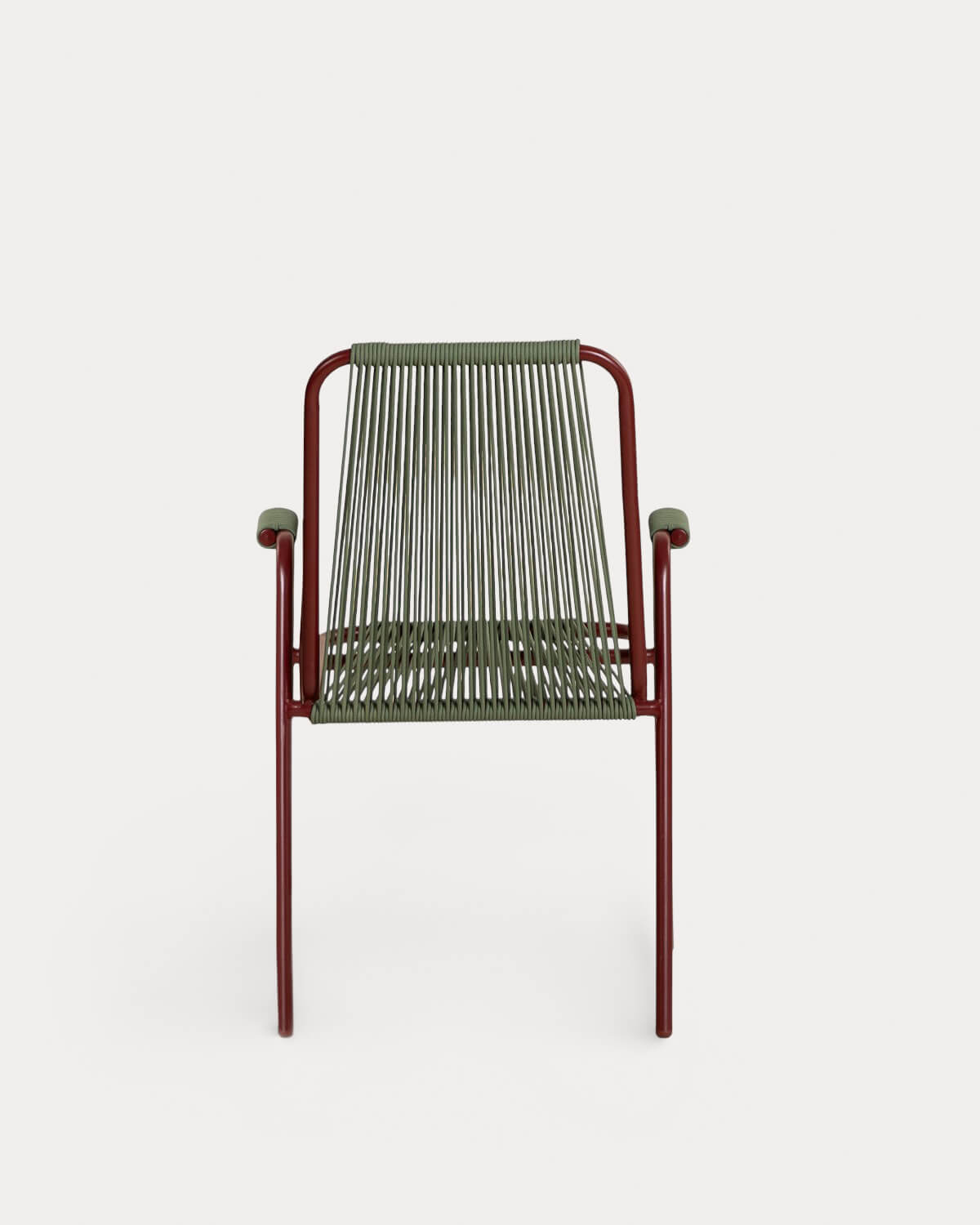 2er-Pack Esszimmerstühle mit Metallarmlehnen und Seil von Mayailer, Galeriebild 3
