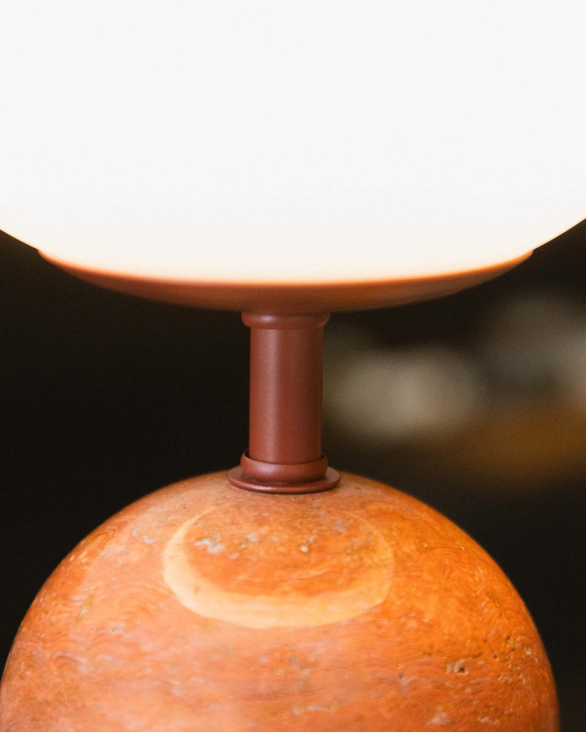 Tischlampe aus Travertinmarmor Fauzzi, Galeriebild 3