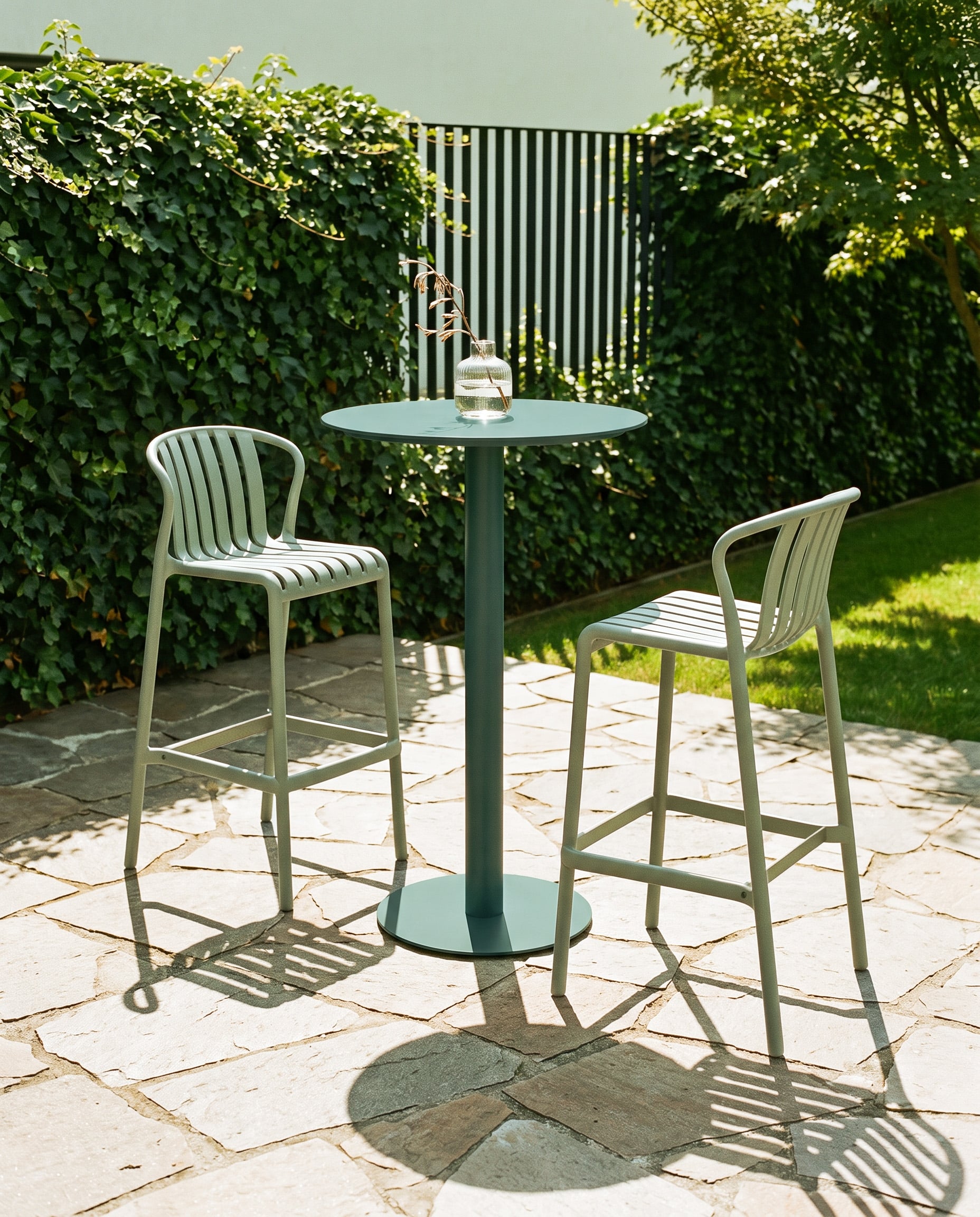 Hoher Outdoor-Barhocker 65 cm aus Polypropylen Baztan, Galeriebild 2