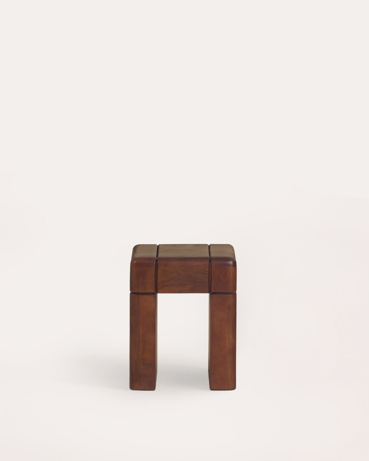 Quadratischer Beistelltisch 40x40 cm aus Mangoholz Thalia, Galeriebild 5