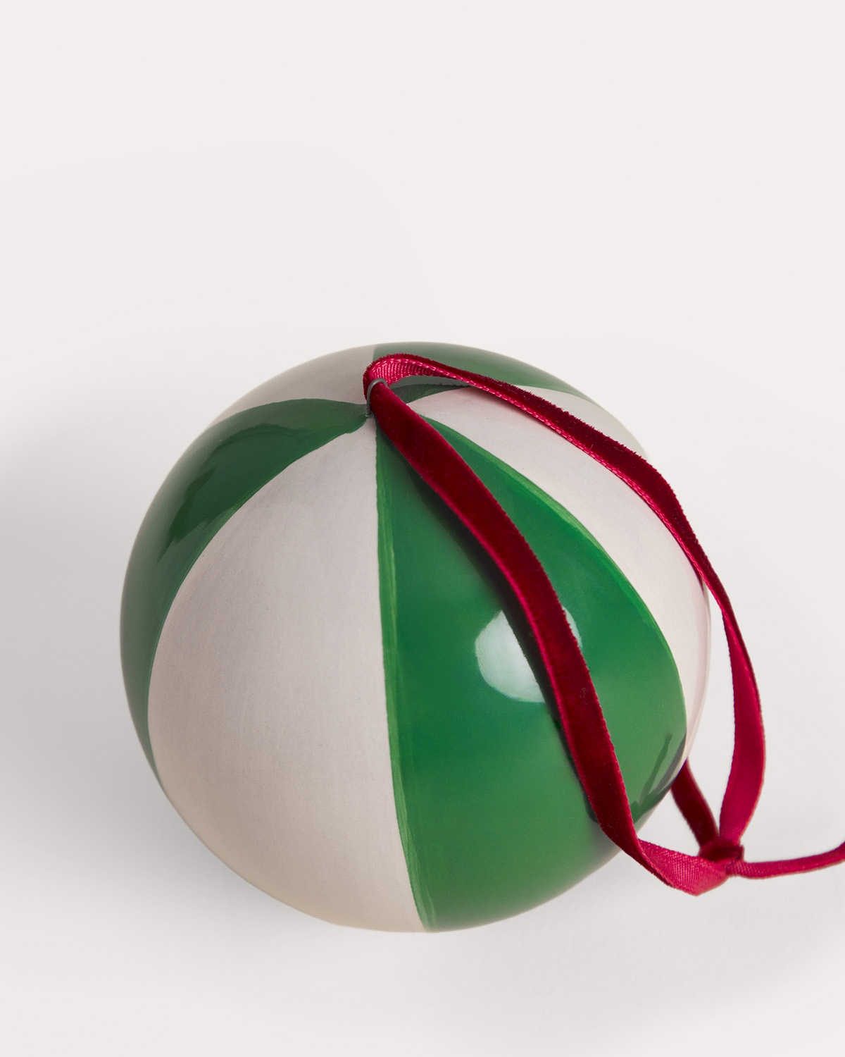 3er-Pack Weihnachtskugeln Ø 8 cm aus Dolomit Itzae, Galeriebild 2