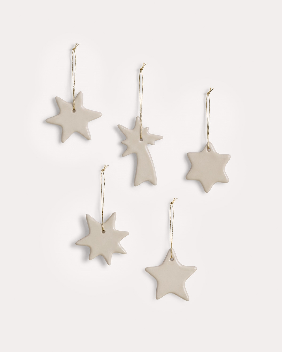 Dolomite Weihnachtsschmuck-Set mit 5 Sternen Saora, Galeriebild 1
