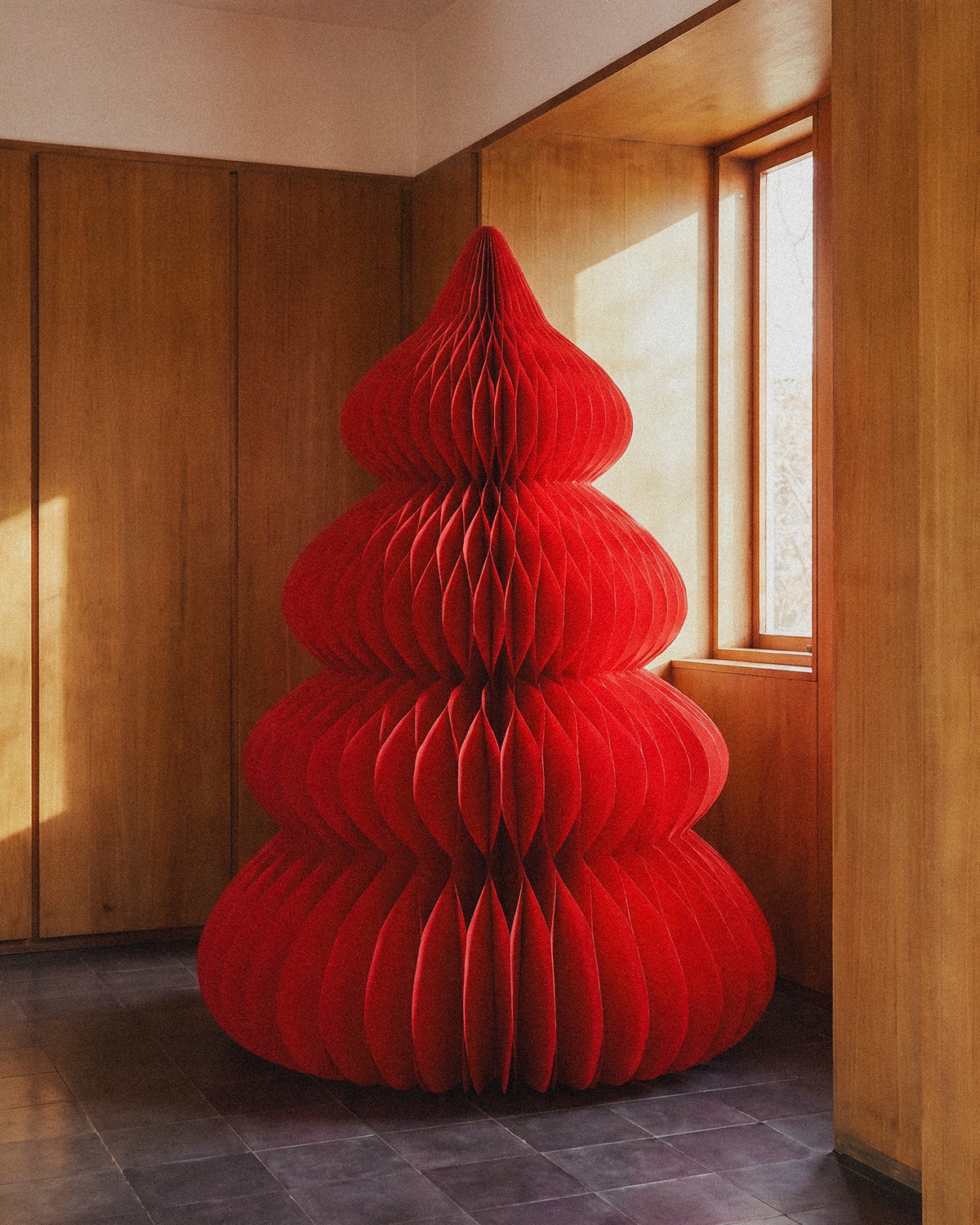 Weihnachtsbaum ↑ 210 cm aus Papier Shiva, Galeriebild 2