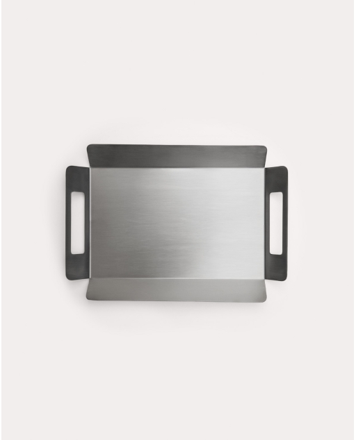 Rechteckiges Tablett ↔︎ 40 cm aus Metall Sylsira
