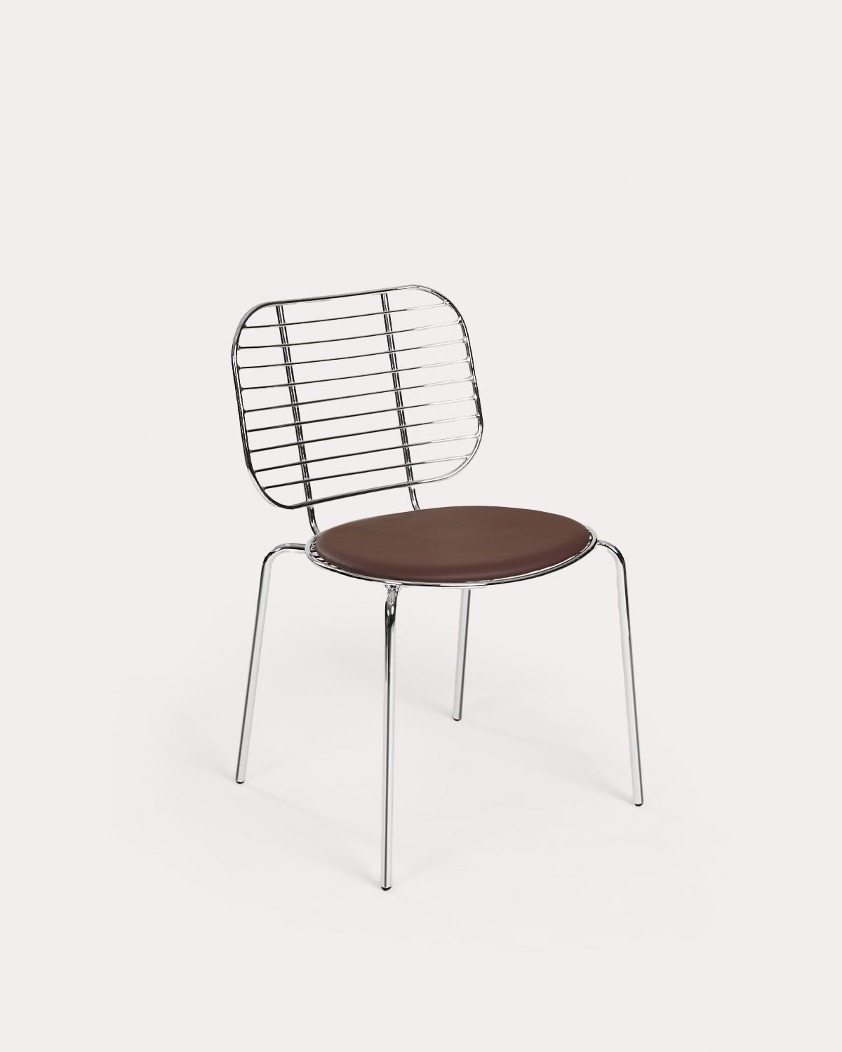 2er-Pack Esszimmerstühle aus Metall und Stoff Dratath, Galeriebild 1