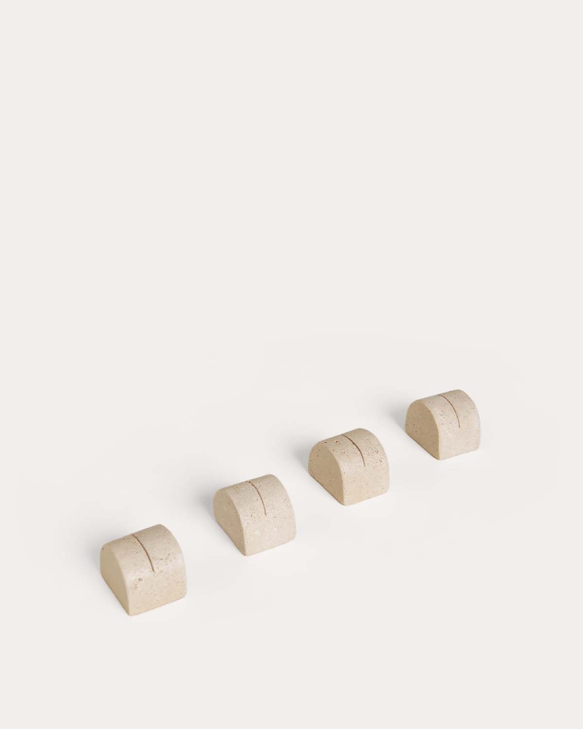 Set mit 4 Marmorspitzenhaltern Ø 4 cm Belonvi, Galeriebild 3