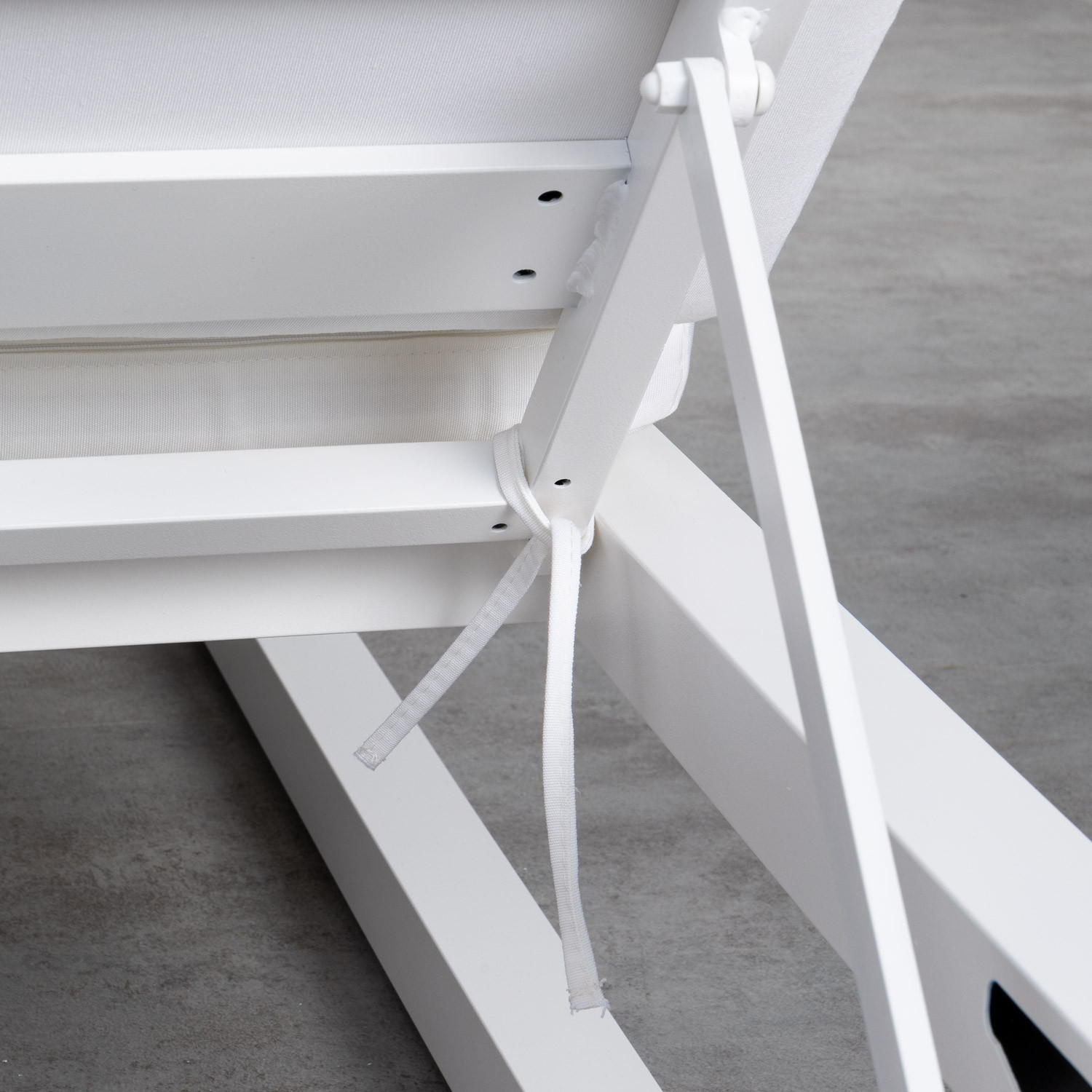 Verstellbare Doppel-Liege aus Aluminium und Stoff Kewin - themasie.com