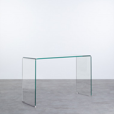 Konsole aus gehärtetem Glas (120x40 cm) Gress