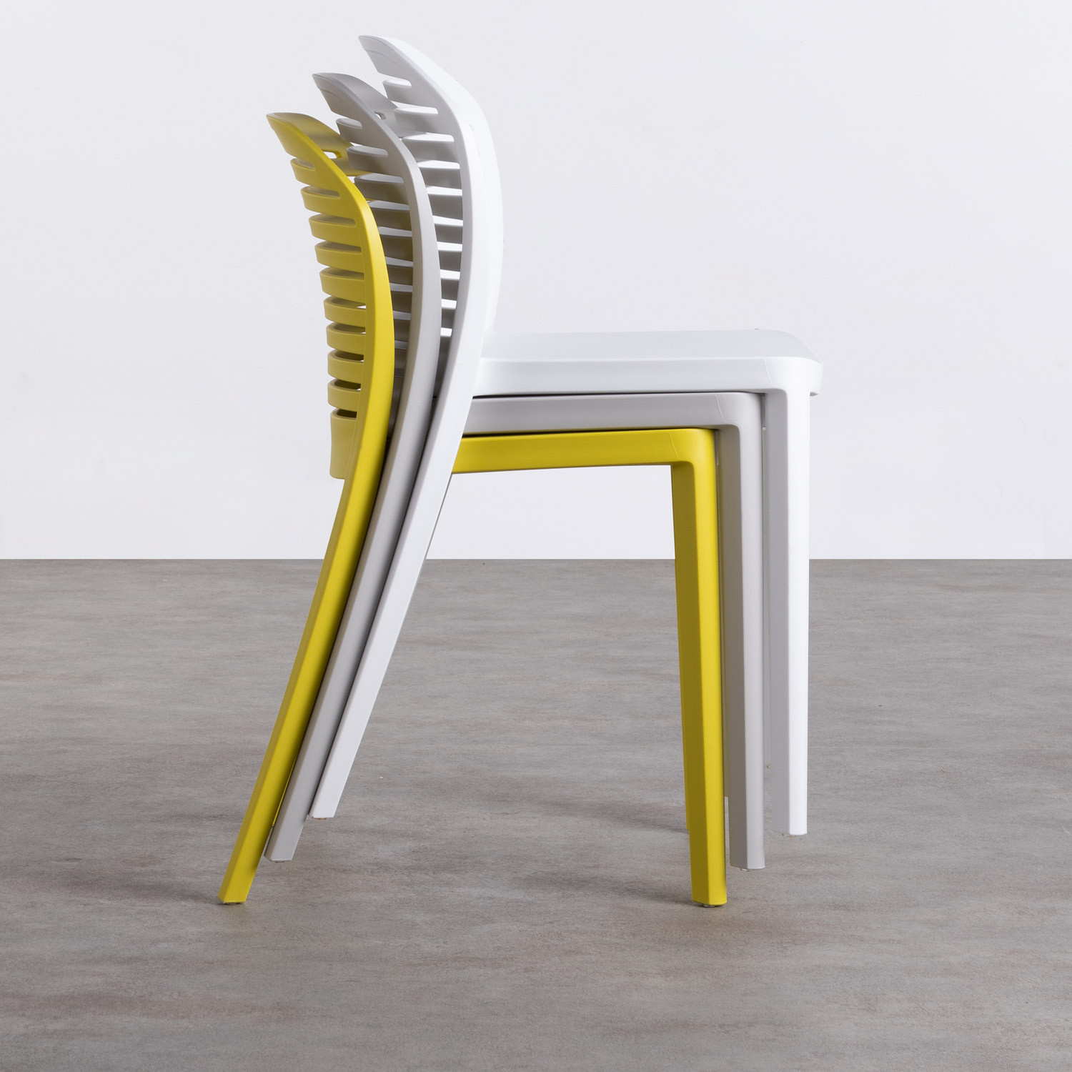 Outdoor-Stuhl aus Polypropylen Wave, Galeriebild 2