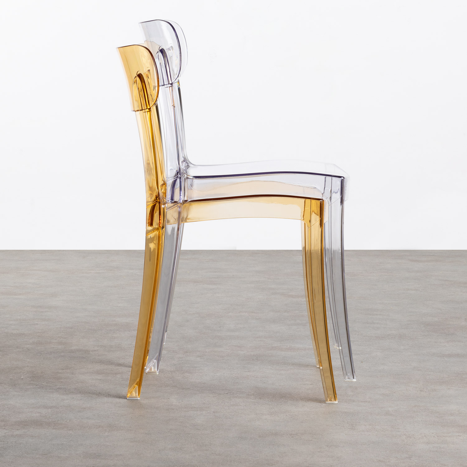 Esszimmerstuhl aus Polycarbonat Arlet - themasie.com