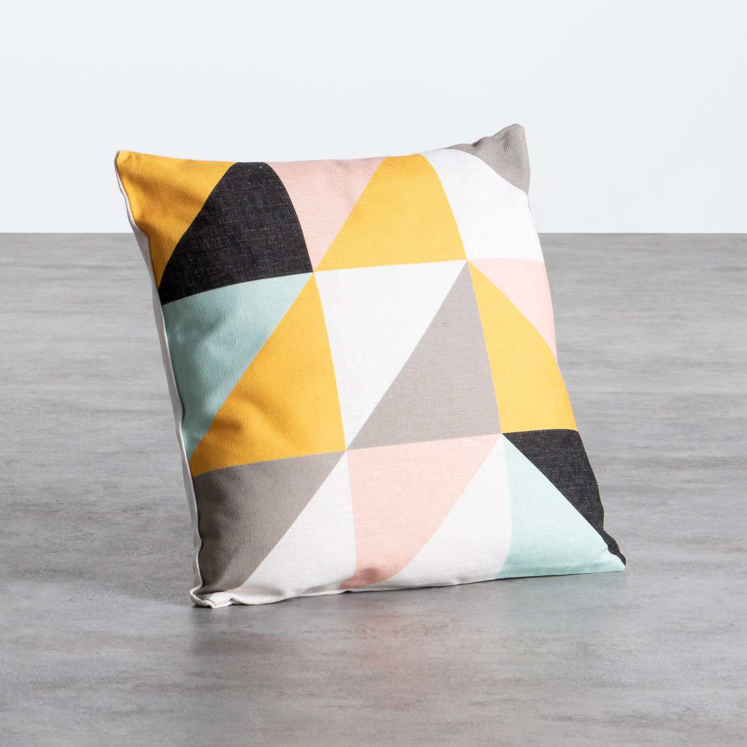 Funda de Cojín Cuadrada en Algodón (45x45 cm) Pop Yellow