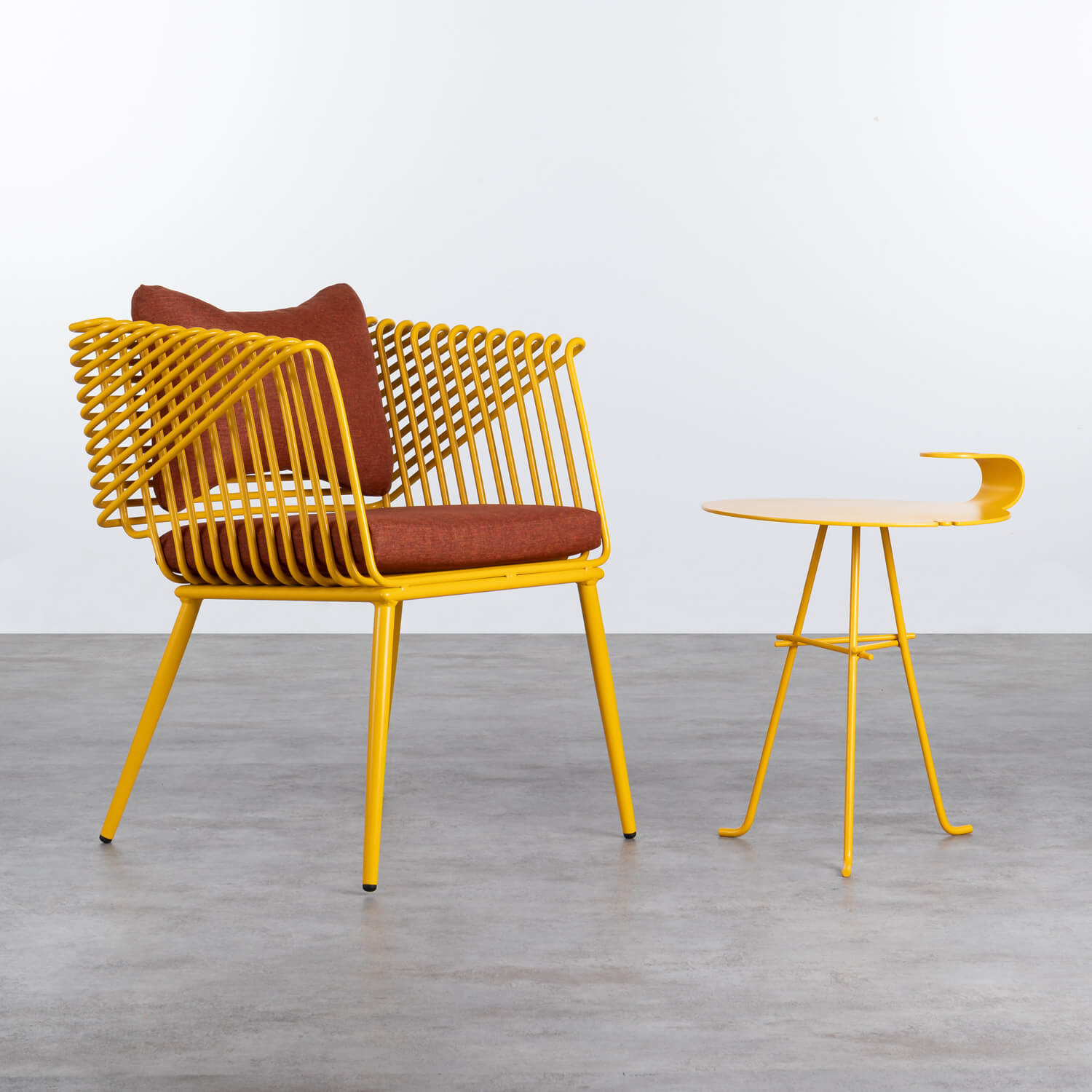 Set de Jardín de Acero y Tela Bali - themasie.com