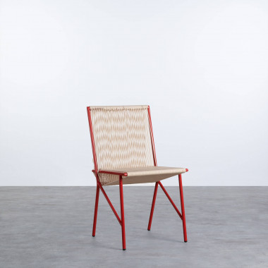 Silla de Exterior en Ratán y Acero Orag - themasie.com