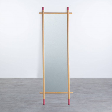 Espejo de Pie de Bambú (170 cm) Piy